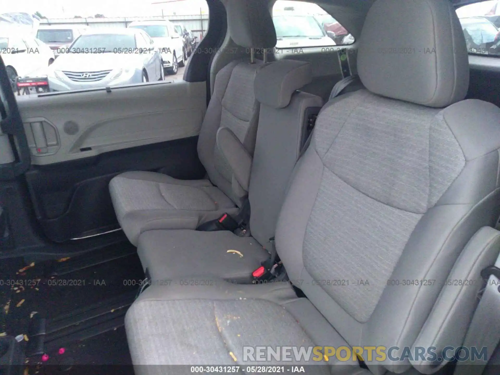 8 Фотография поврежденного автомобиля 5TDKRKEC3MS035874 TOYOTA SIENNA 2021