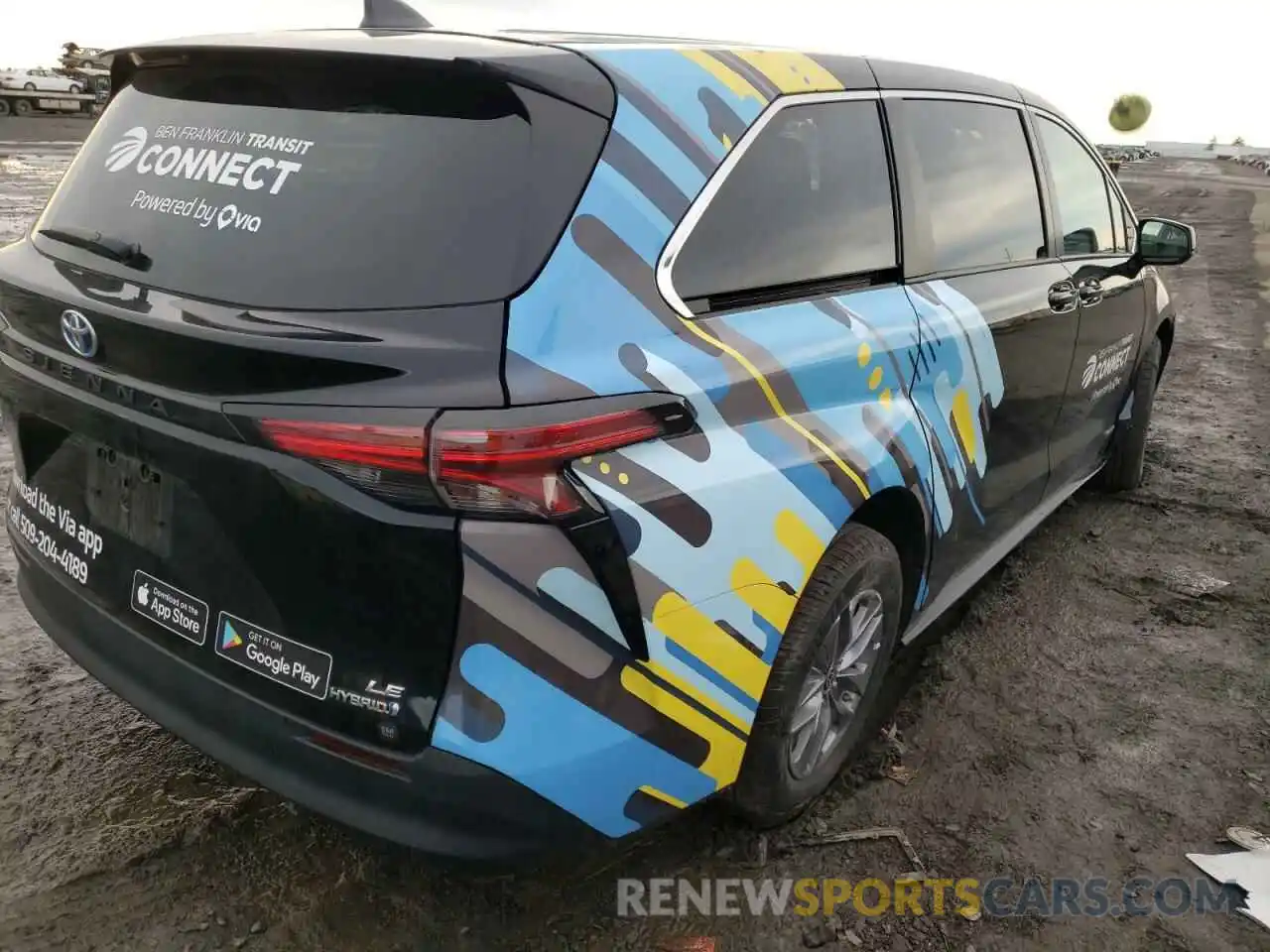 4 Фотография поврежденного автомобиля 5TDKRKEC3MS035969 TOYOTA SIENNA 2021