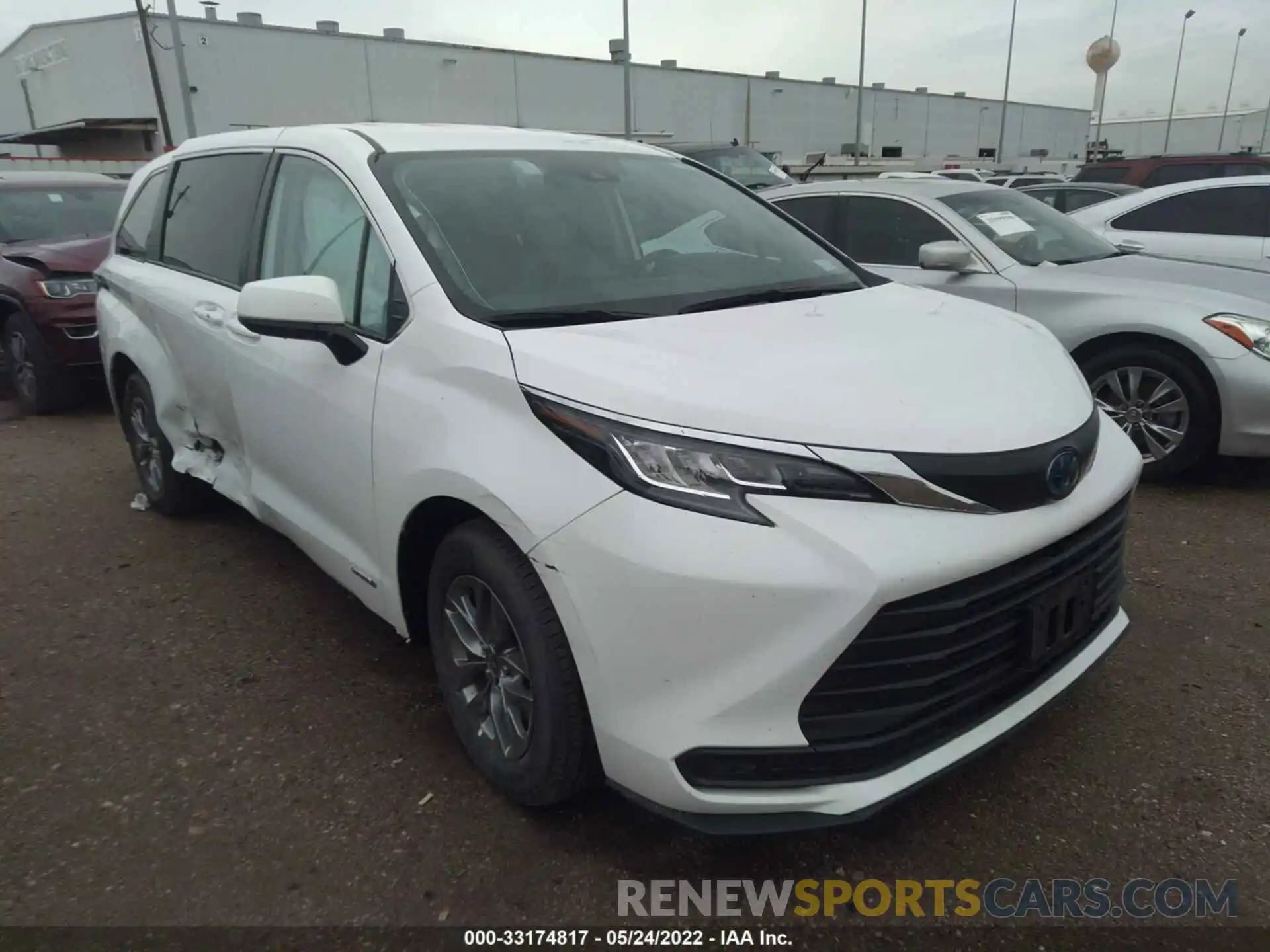 1 Фотография поврежденного автомобиля 5TDKRKEC3MS042064 TOYOTA SIENNA 2021