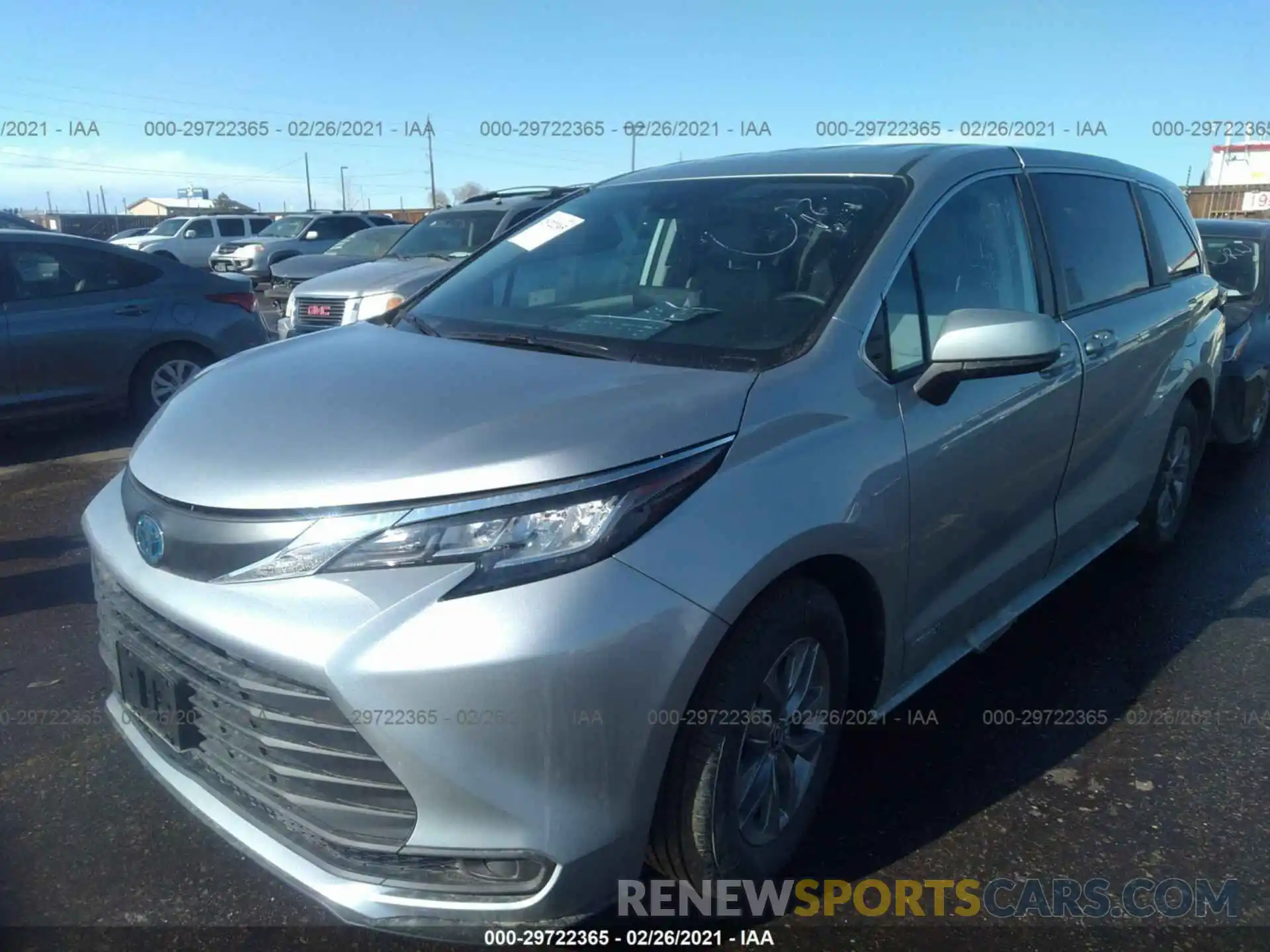 2 Photograph of a damaged car 5TDKRKEC4MS017075 TOYOTA SIENNA 2021