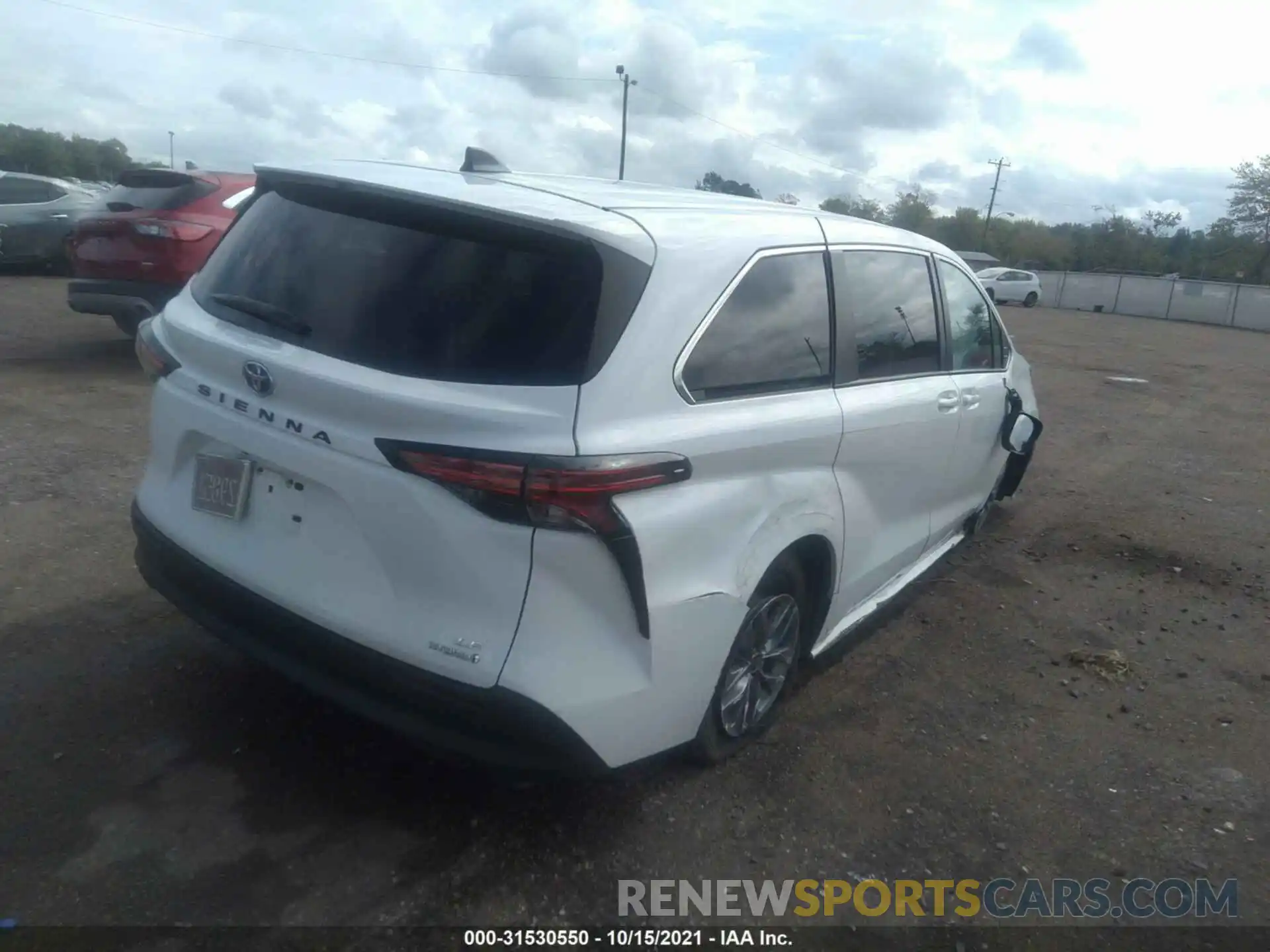 4 Фотография поврежденного автомобиля 5TDKRKEC5MS045063 TOYOTA SIENNA 2021