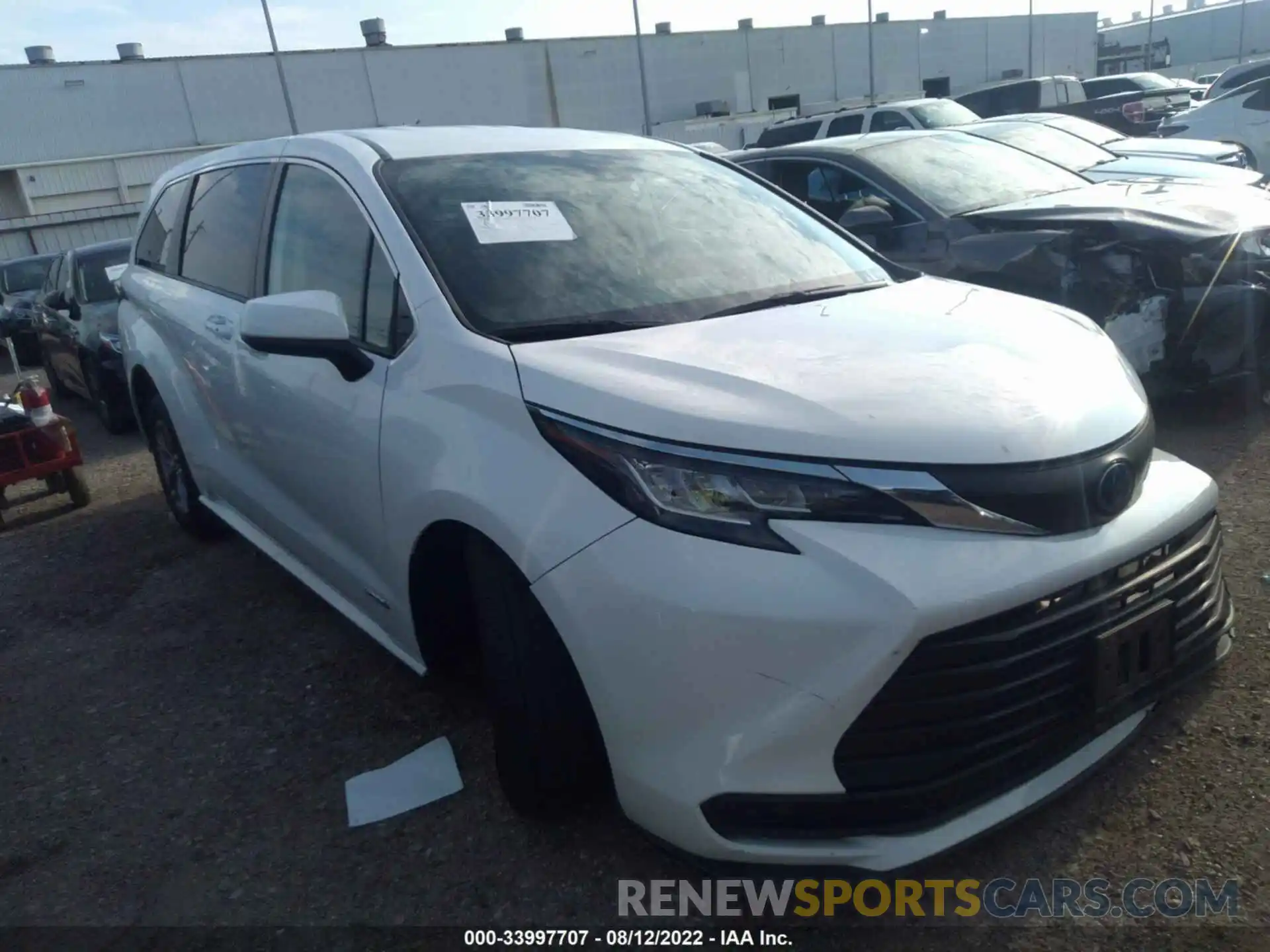 1 Фотография поврежденного автомобиля 5TDKRKEC5MS045936 TOYOTA SIENNA 2021