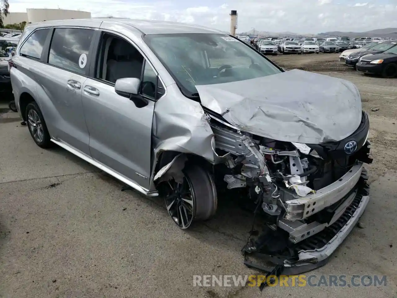 1 Photograph of a damaged car 5TDKRKEC5MS071906 TOYOTA SIENNA 2021