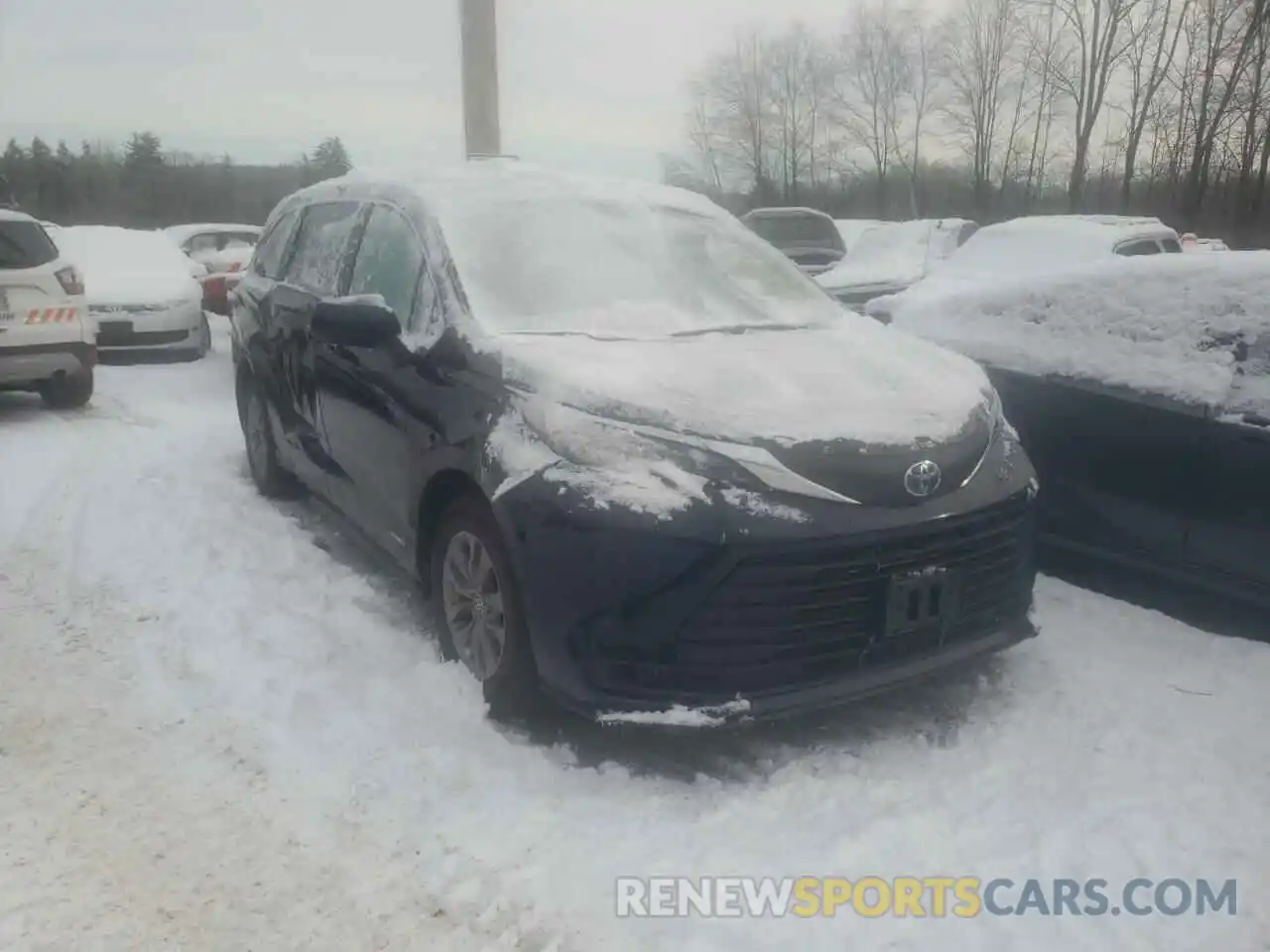 1 Photograph of a damaged car 5TDKRKEC6MS003596 TOYOTA SIENNA 2021