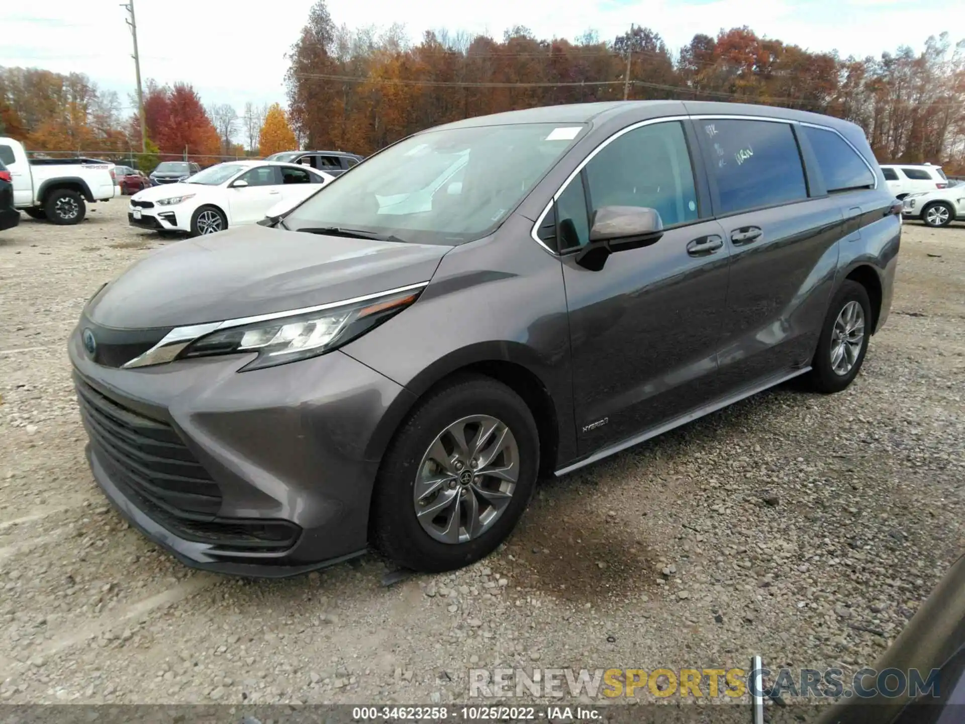 2 Фотография поврежденного автомобиля 5TDKRKEC6MS035318 TOYOTA SIENNA 2021