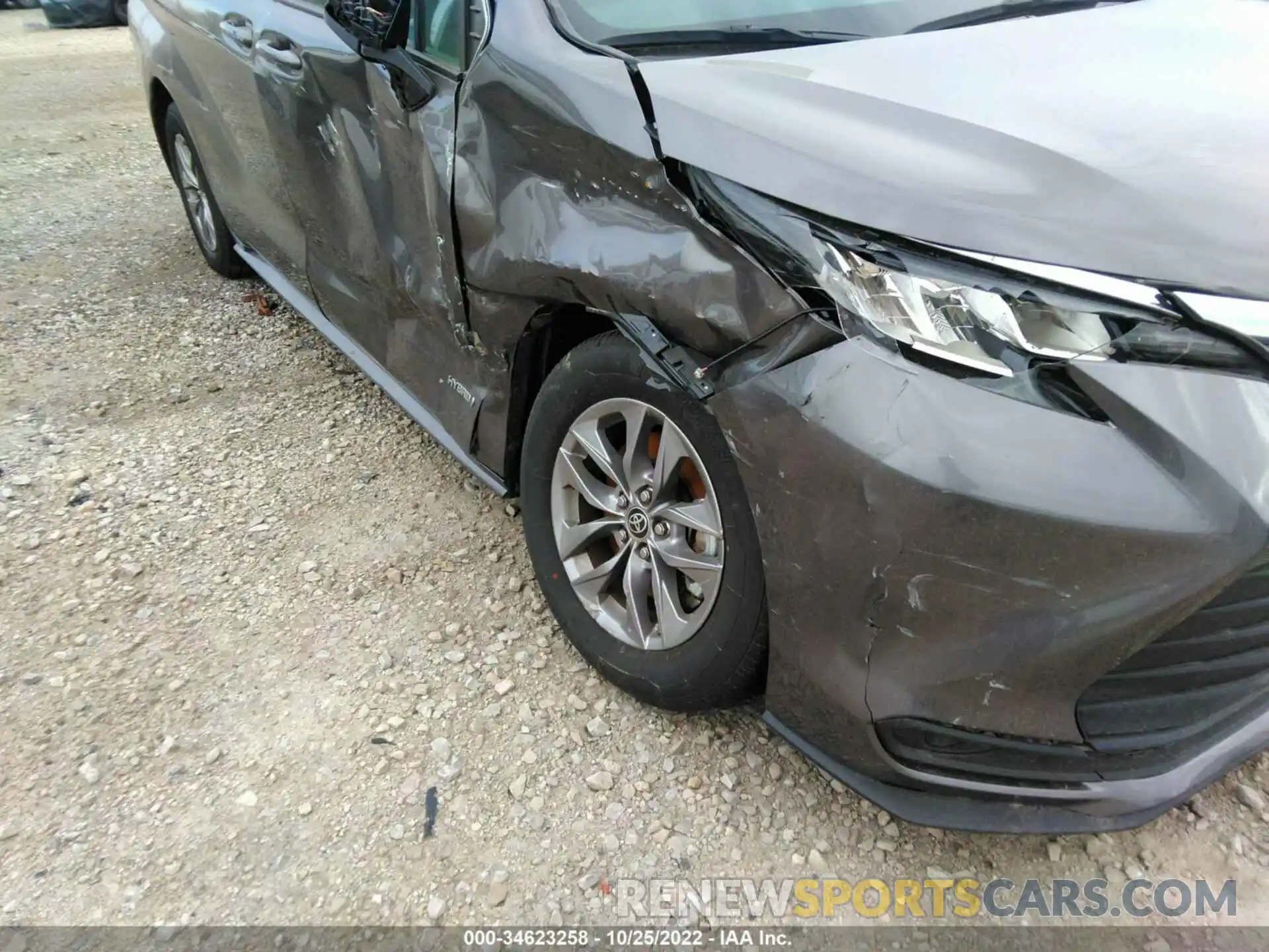 6 Фотография поврежденного автомобиля 5TDKRKEC6MS035318 TOYOTA SIENNA 2021