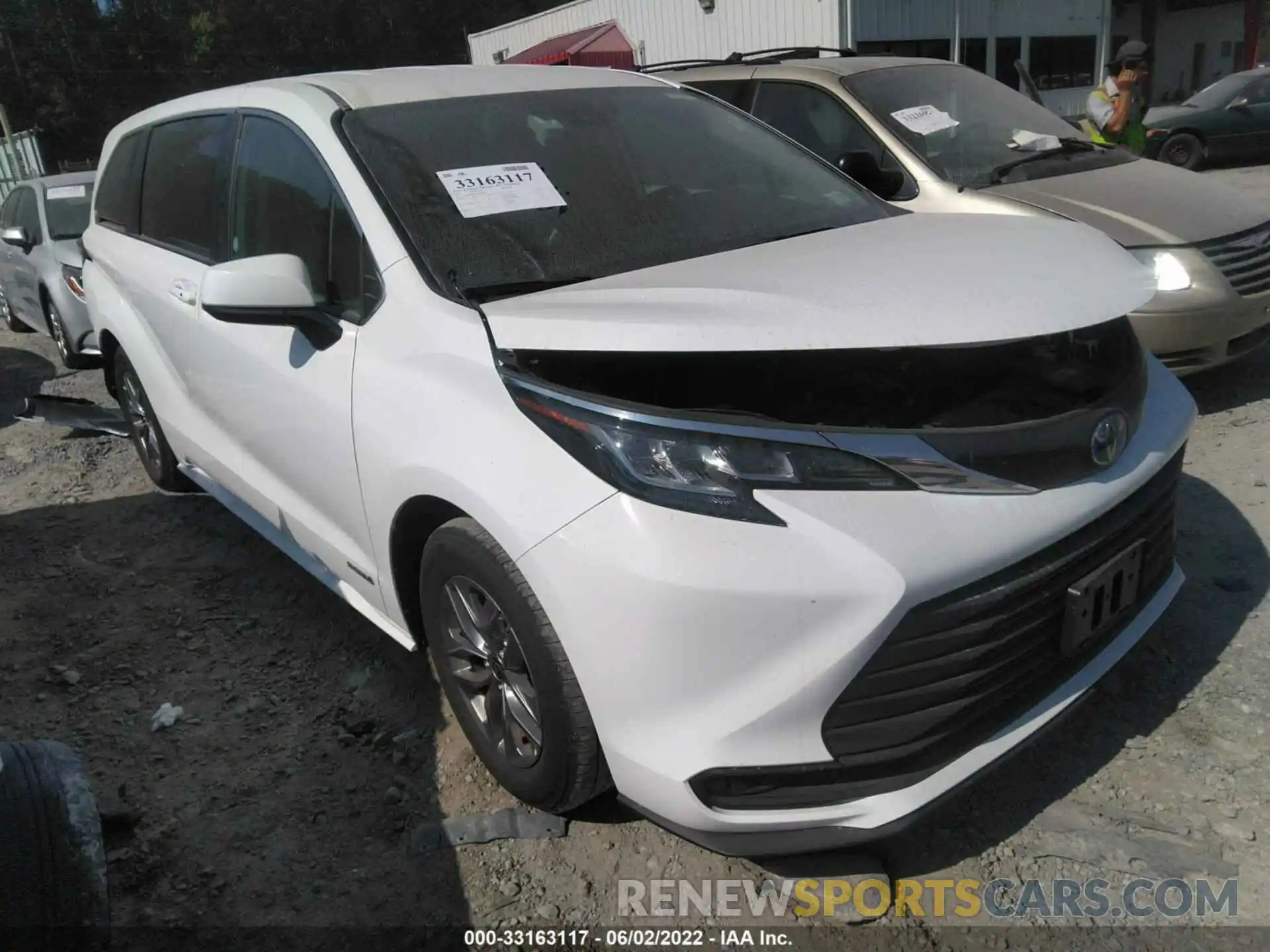 1 Photograph of a damaged car 5TDKRKEC6MS042608 TOYOTA SIENNA 2021