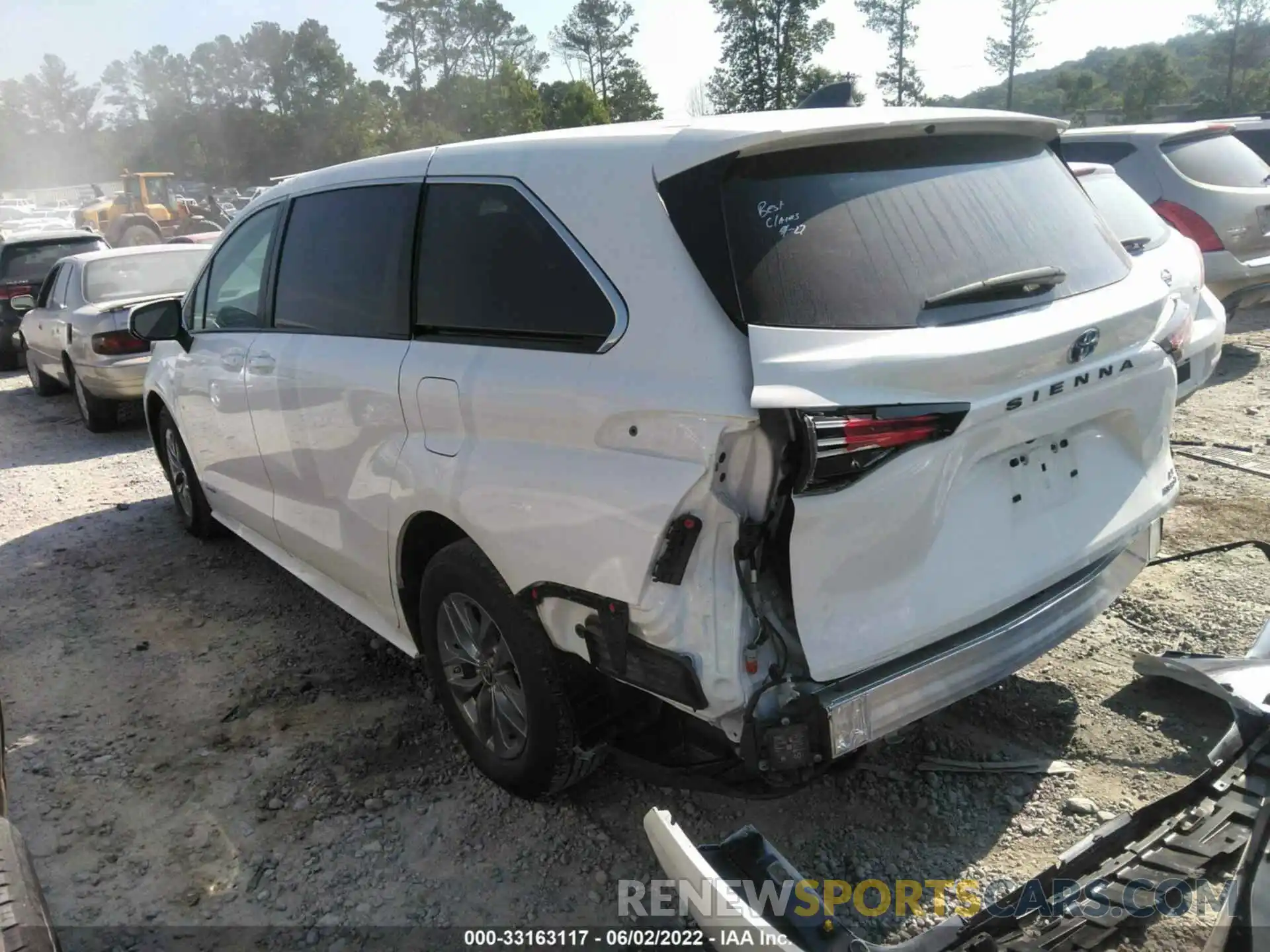 3 Фотография поврежденного автомобиля 5TDKRKEC6MS042608 TOYOTA SIENNA 2021