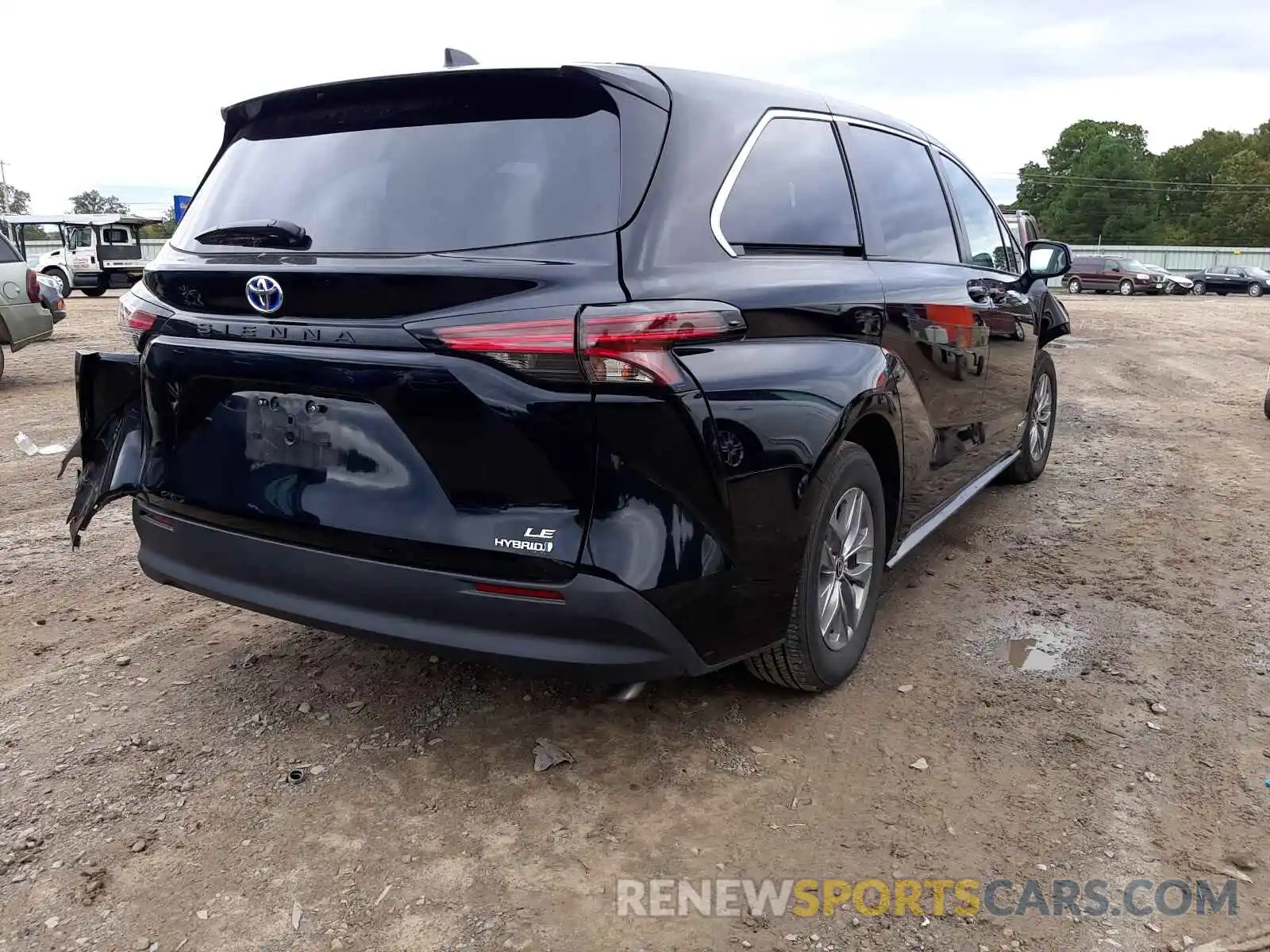 4 Фотография поврежденного автомобиля 5TDKRKEC6MS044651 TOYOTA SIENNA 2021