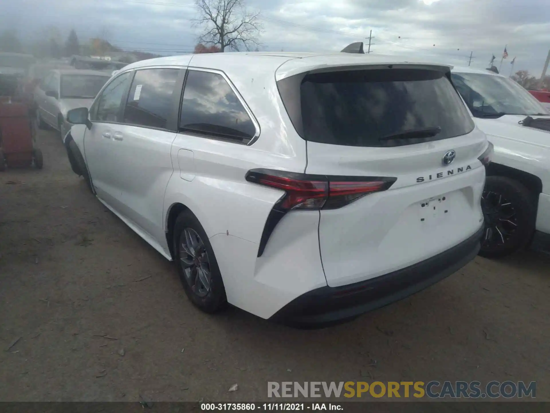 3 Фотография поврежденного автомобиля 5TDKRKEC6MS046528 TOYOTA SIENNA 2021