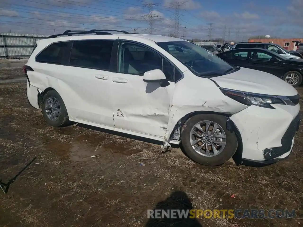 9 Фотография поврежденного автомобиля 5TDKRKEC6MS072918 TOYOTA SIENNA 2021