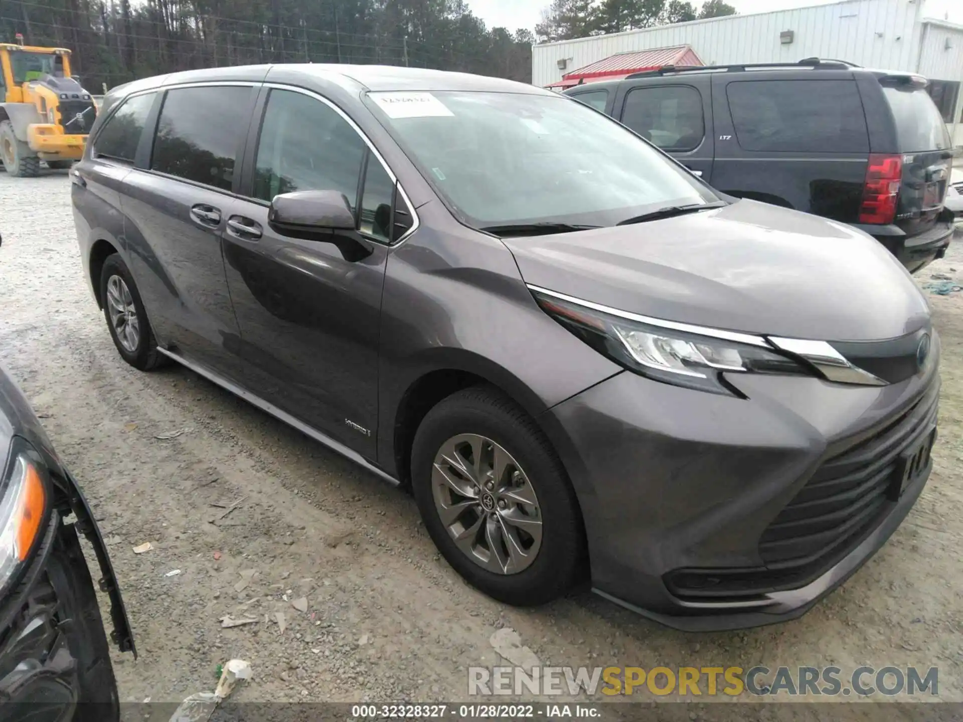 1 Photograph of a damaged car 5TDKRKEC7MS016728 TOYOTA SIENNA 2021