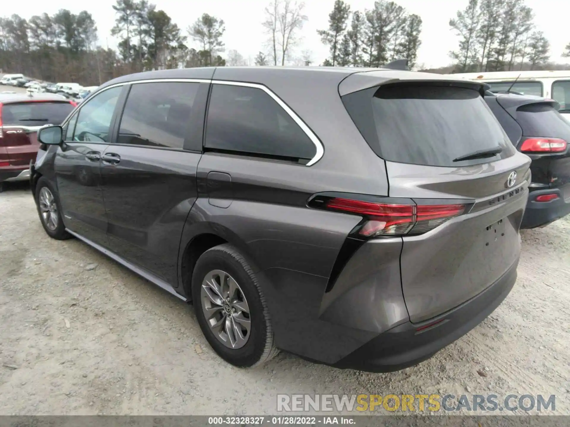 3 Фотография поврежденного автомобиля 5TDKRKEC7MS016728 TOYOTA SIENNA 2021