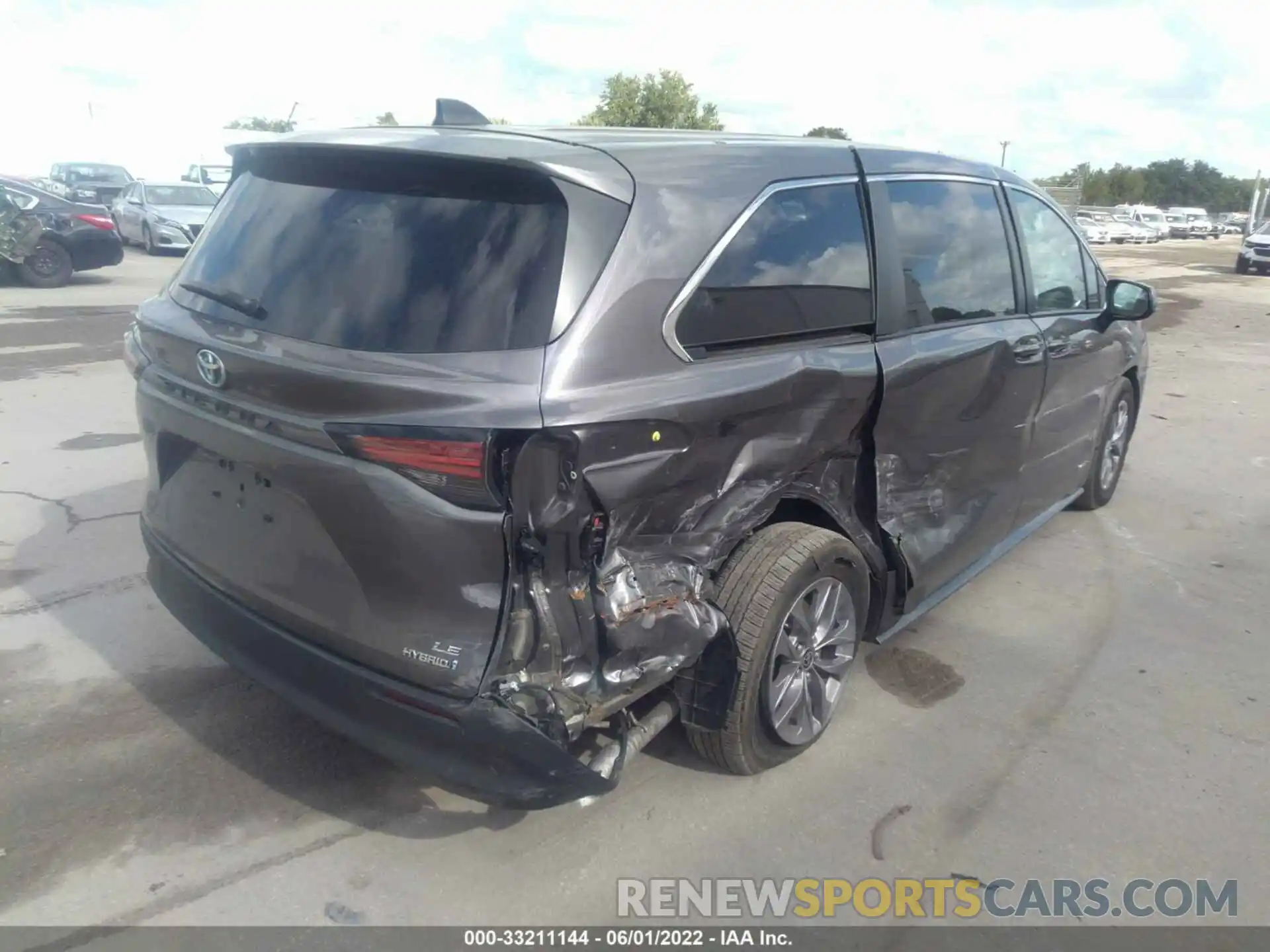 6 Фотография поврежденного автомобиля 5TDKRKEC7MS035845 TOYOTA SIENNA 2021