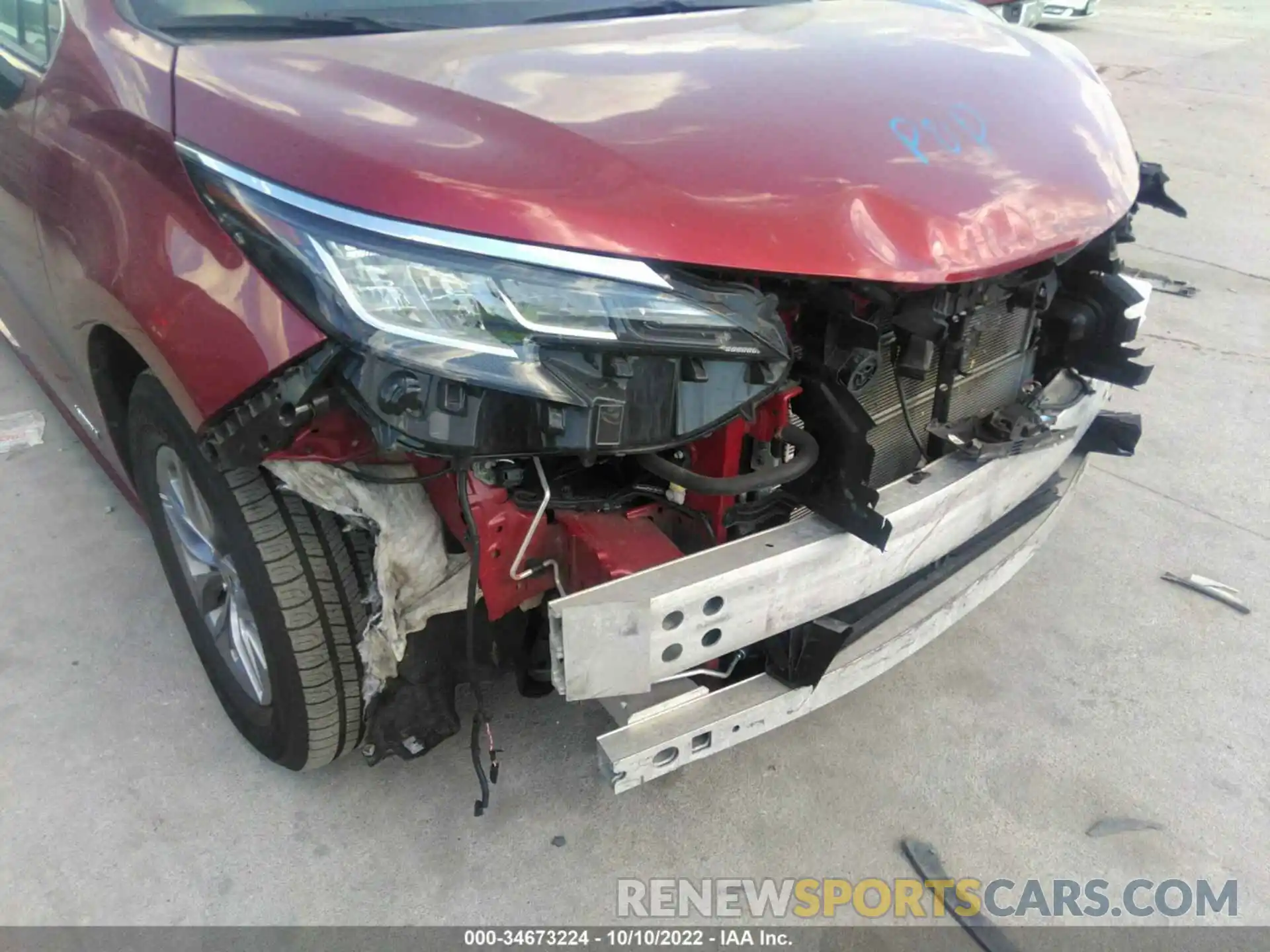 6 Photograph of a damaged car 5TDKRKEC7MS044903 TOYOTA SIENNA 2021