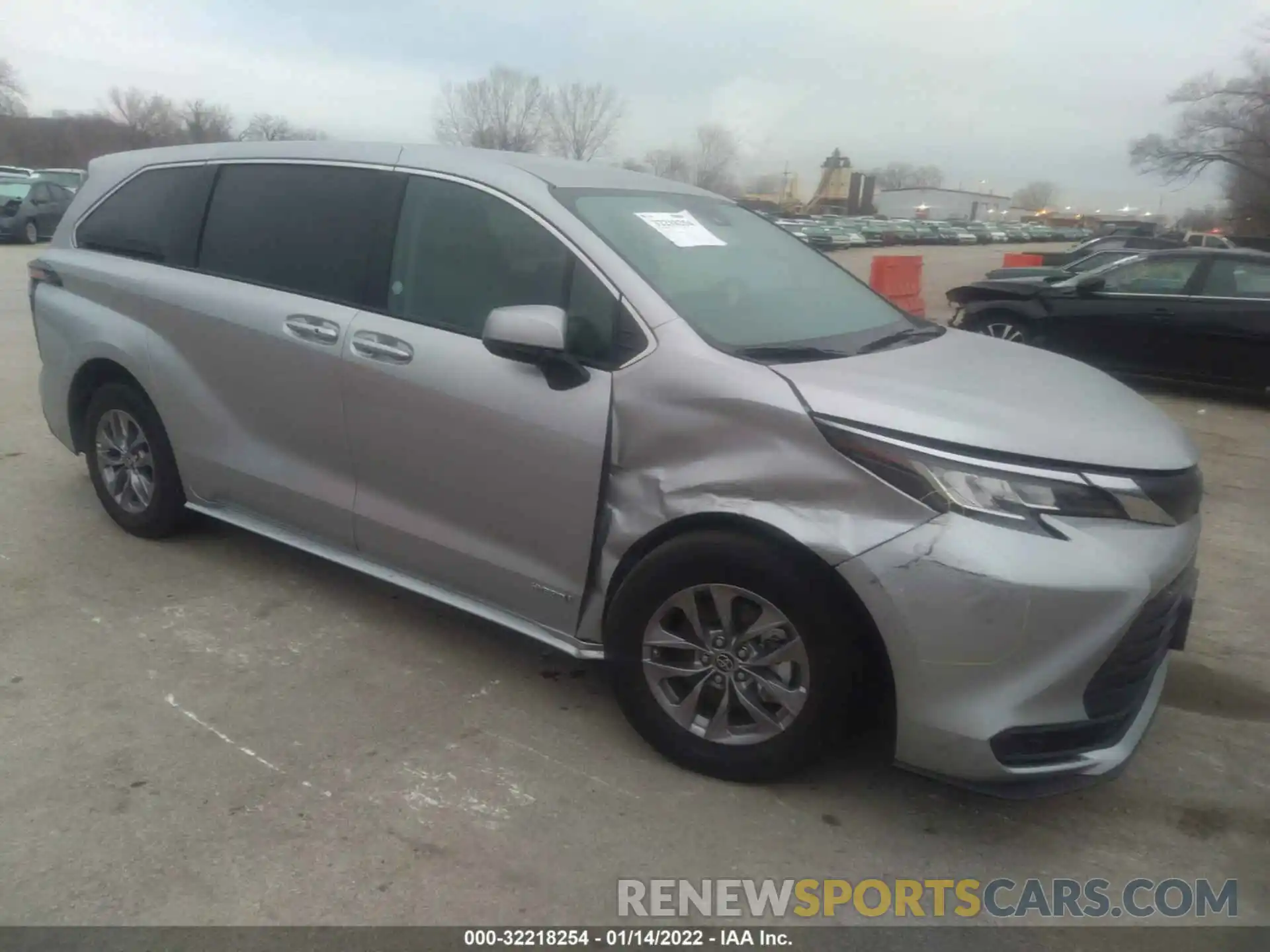 6 Фотография поврежденного автомобиля 5TDKRKEC7MS046652 TOYOTA SIENNA 2021