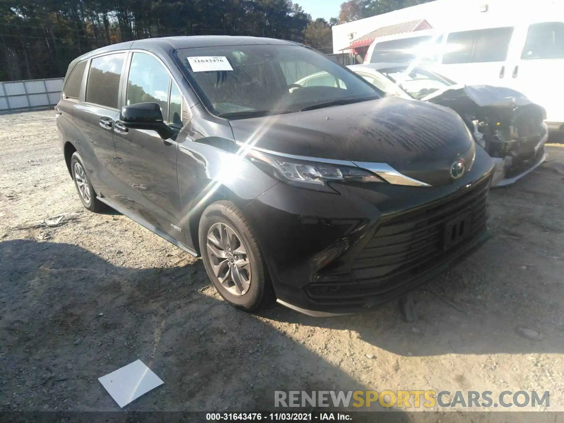 1 Photograph of a damaged car 5TDKRKEC7MS046697 TOYOTA SIENNA 2021