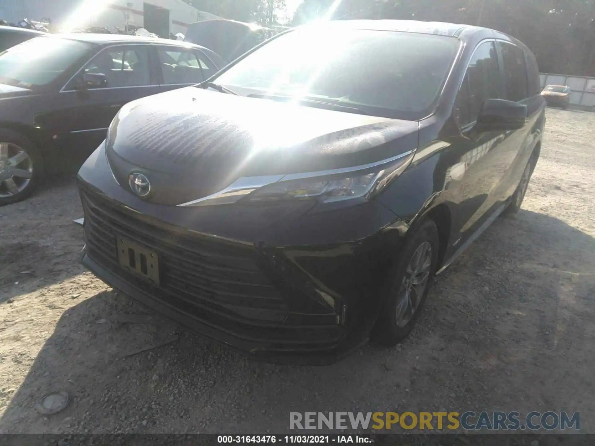 2 Фотография поврежденного автомобиля 5TDKRKEC7MS046697 TOYOTA SIENNA 2021