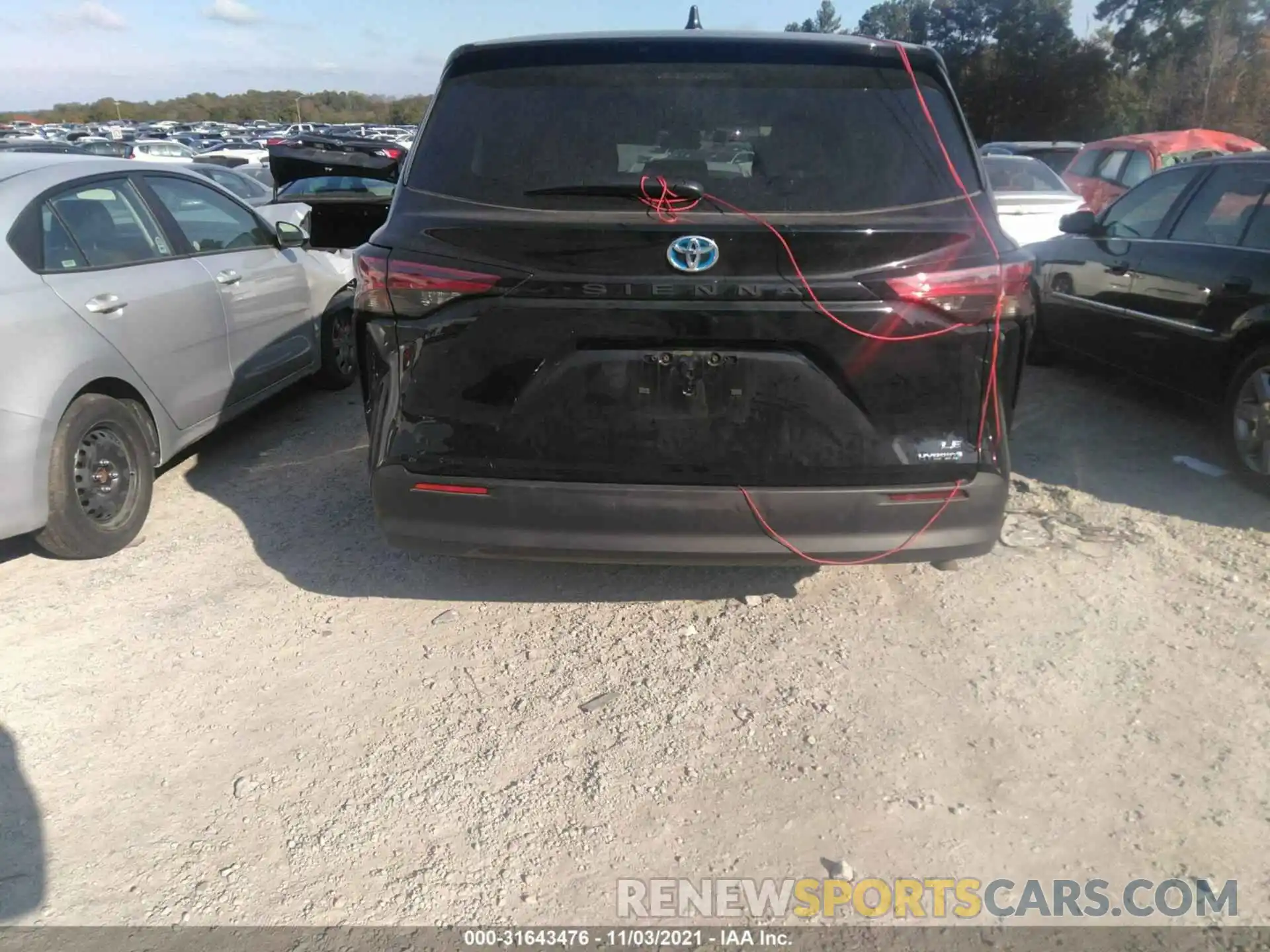 6 Фотография поврежденного автомобиля 5TDKRKEC7MS046697 TOYOTA SIENNA 2021