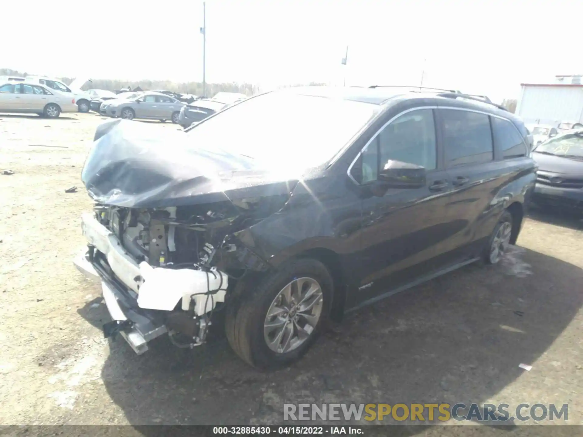 2 Фотография поврежденного автомобиля 5TDKRKEC7MS063452 TOYOTA SIENNA 2021