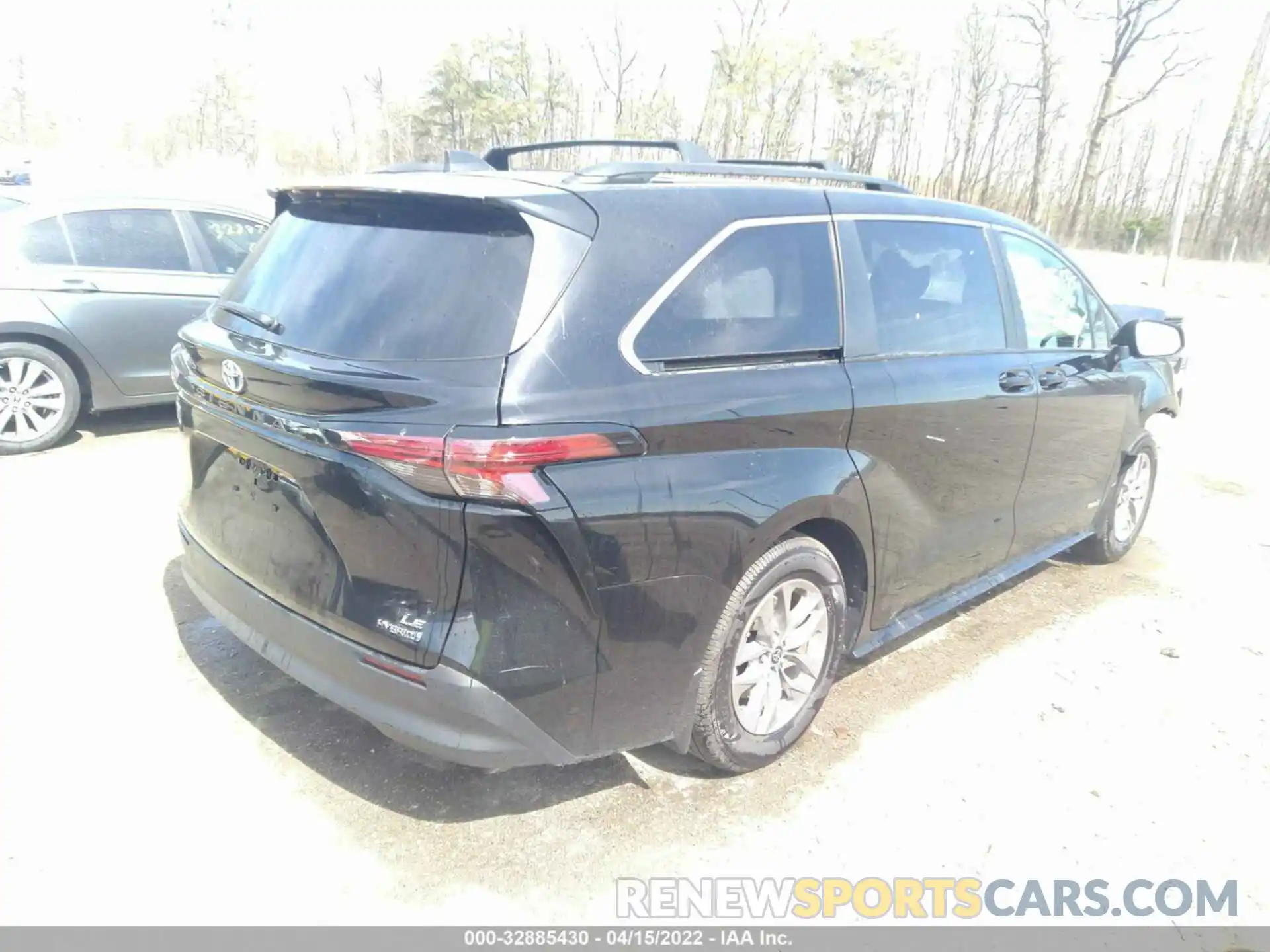 4 Фотография поврежденного автомобиля 5TDKRKEC7MS063452 TOYOTA SIENNA 2021