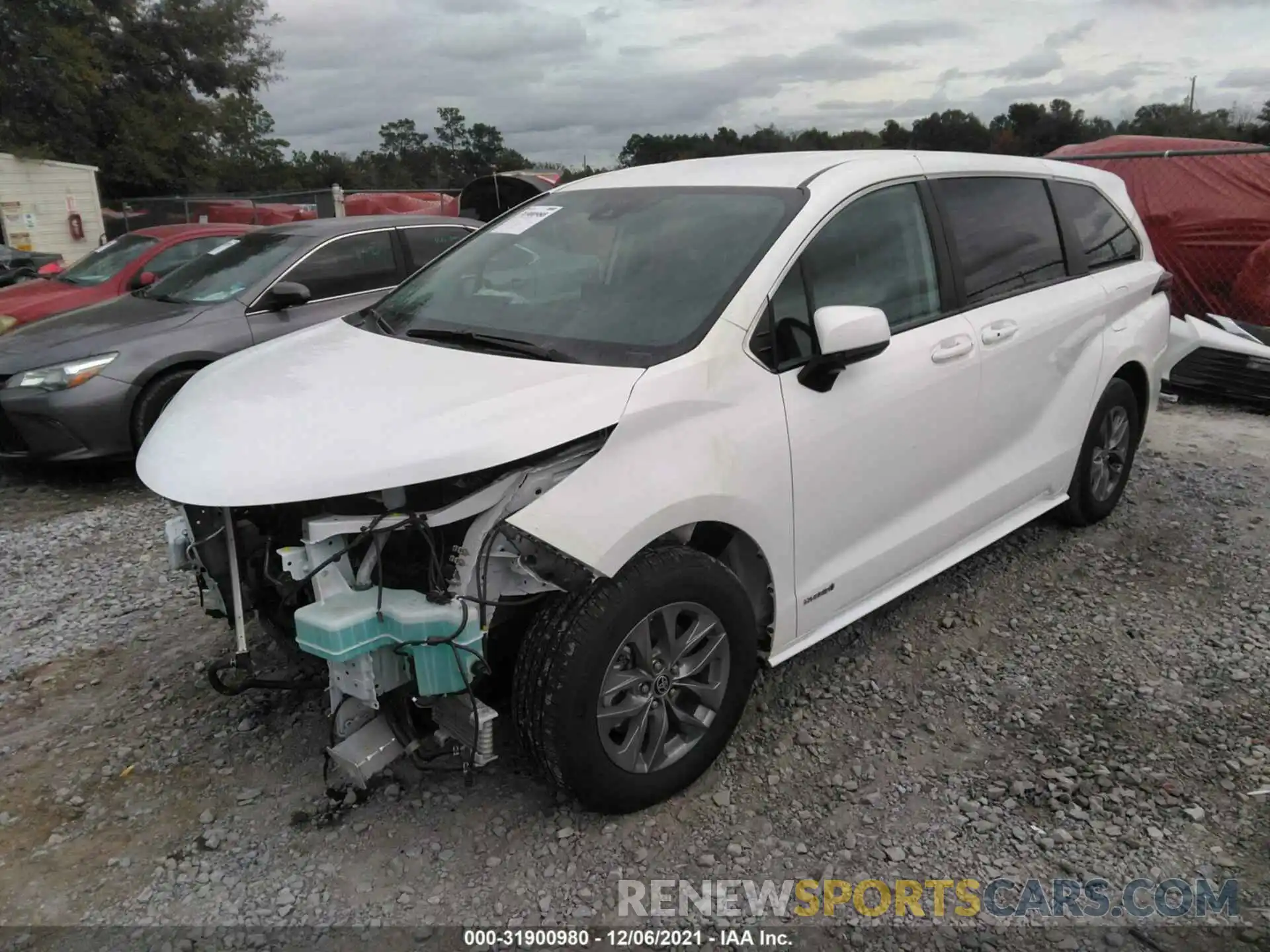 2 Фотография поврежденного автомобиля 5TDKRKEC7MS063578 TOYOTA SIENNA 2021