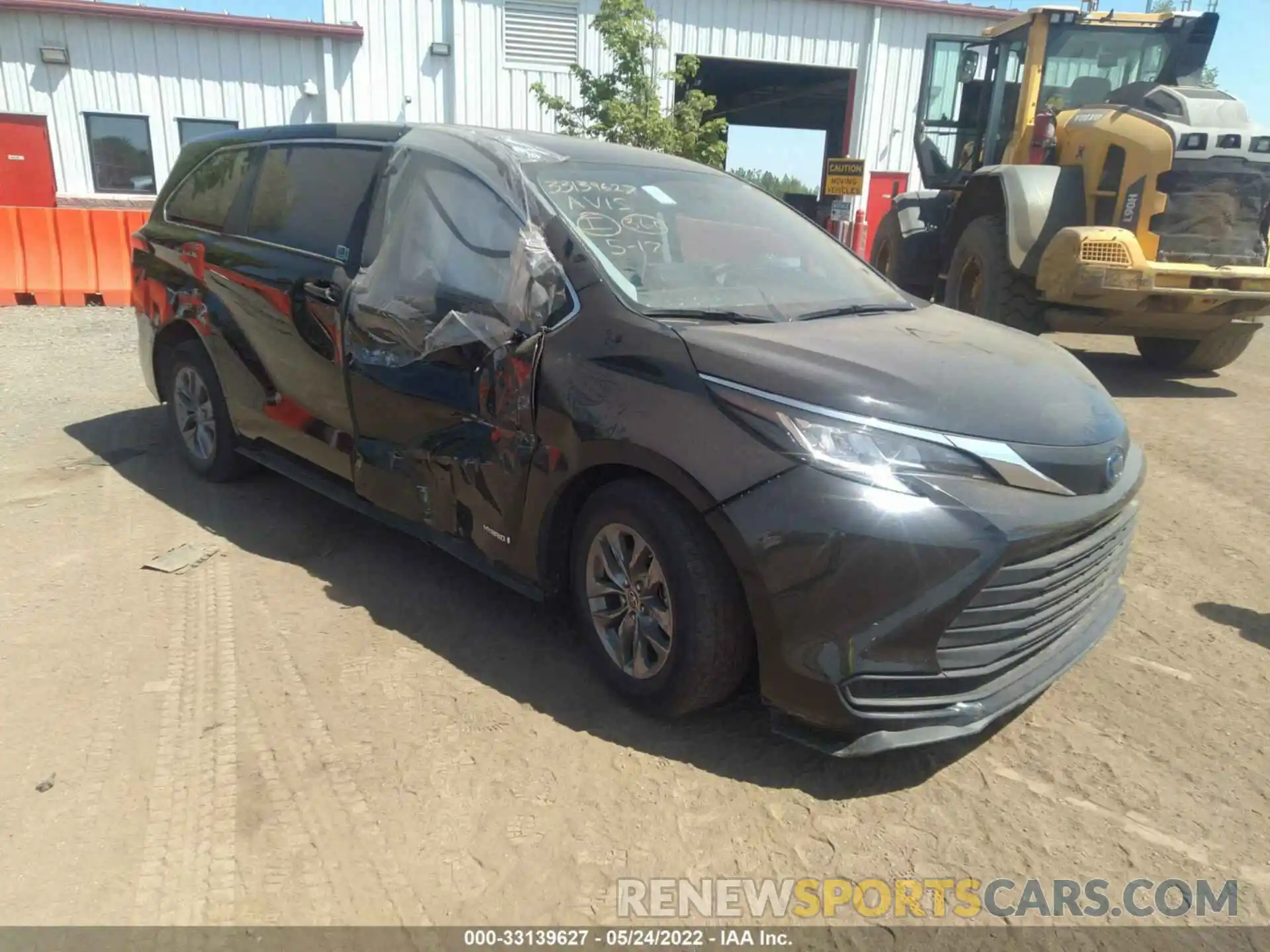 1 Фотография поврежденного автомобиля 5TDKRKEC8MS016849 TOYOTA SIENNA 2021