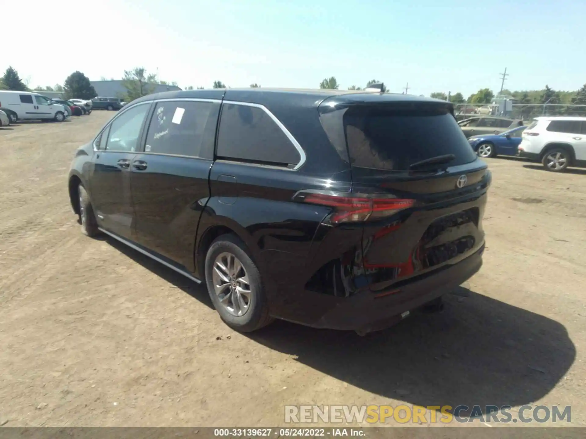 3 Фотография поврежденного автомобиля 5TDKRKEC8MS016849 TOYOTA SIENNA 2021