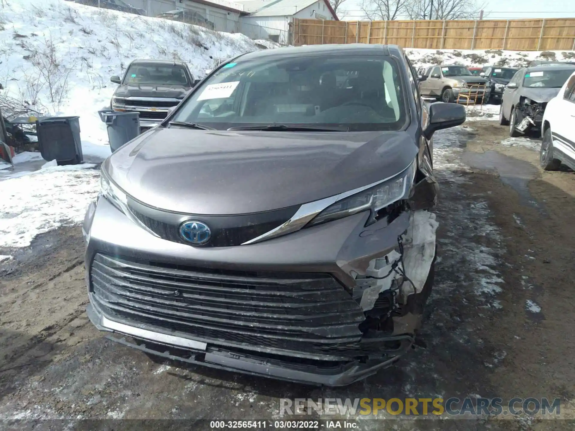 6 Фотография поврежденного автомобиля 5TDKRKEC8MS034090 TOYOTA SIENNA 2021