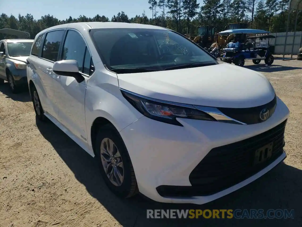 1 Photograph of a damaged car 5TDKRKEC8MS039256 TOYOTA SIENNA 2021