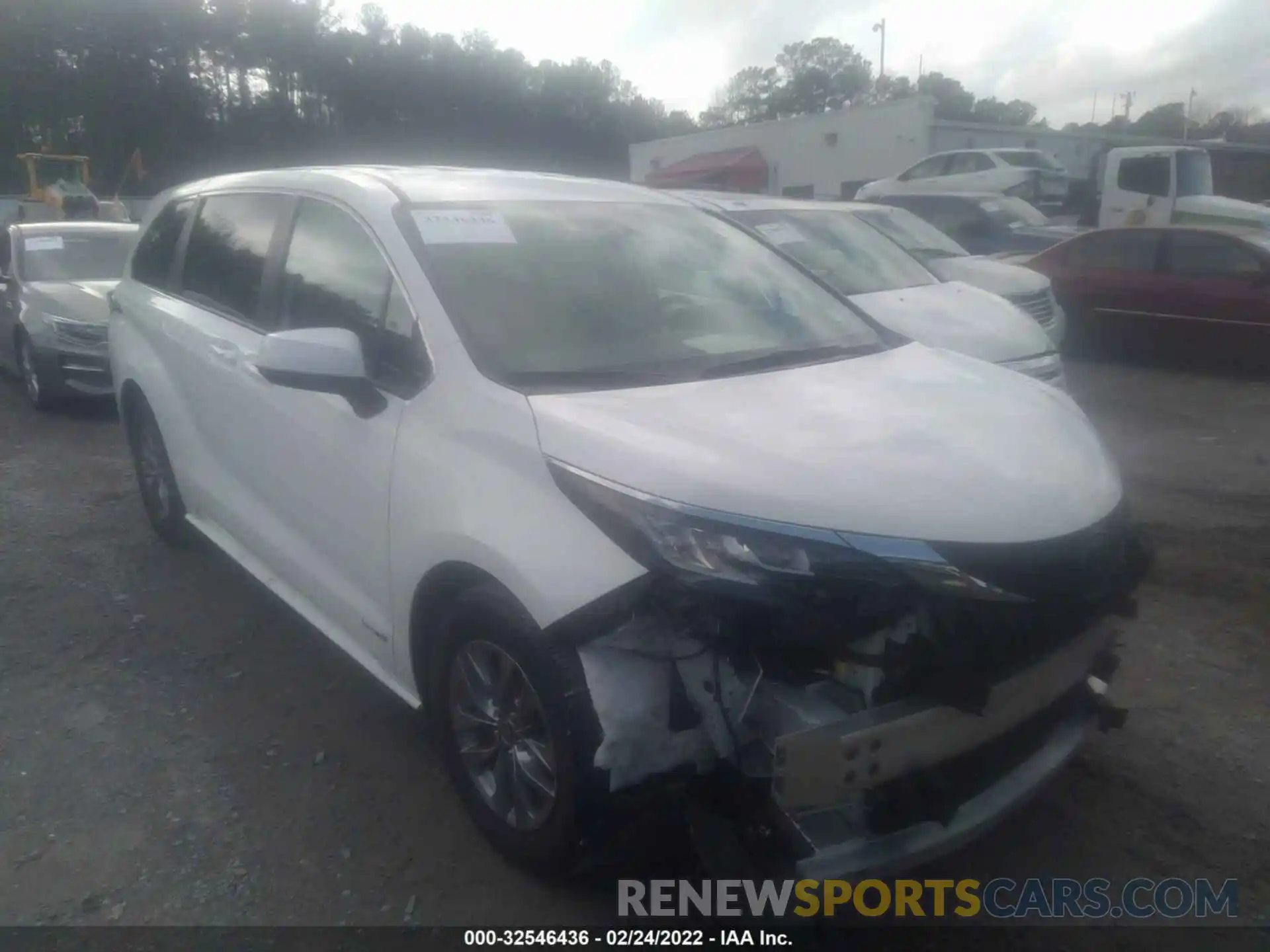 1 Photograph of a damaged car 5TDKRKEC8MS042190 TOYOTA SIENNA 2021