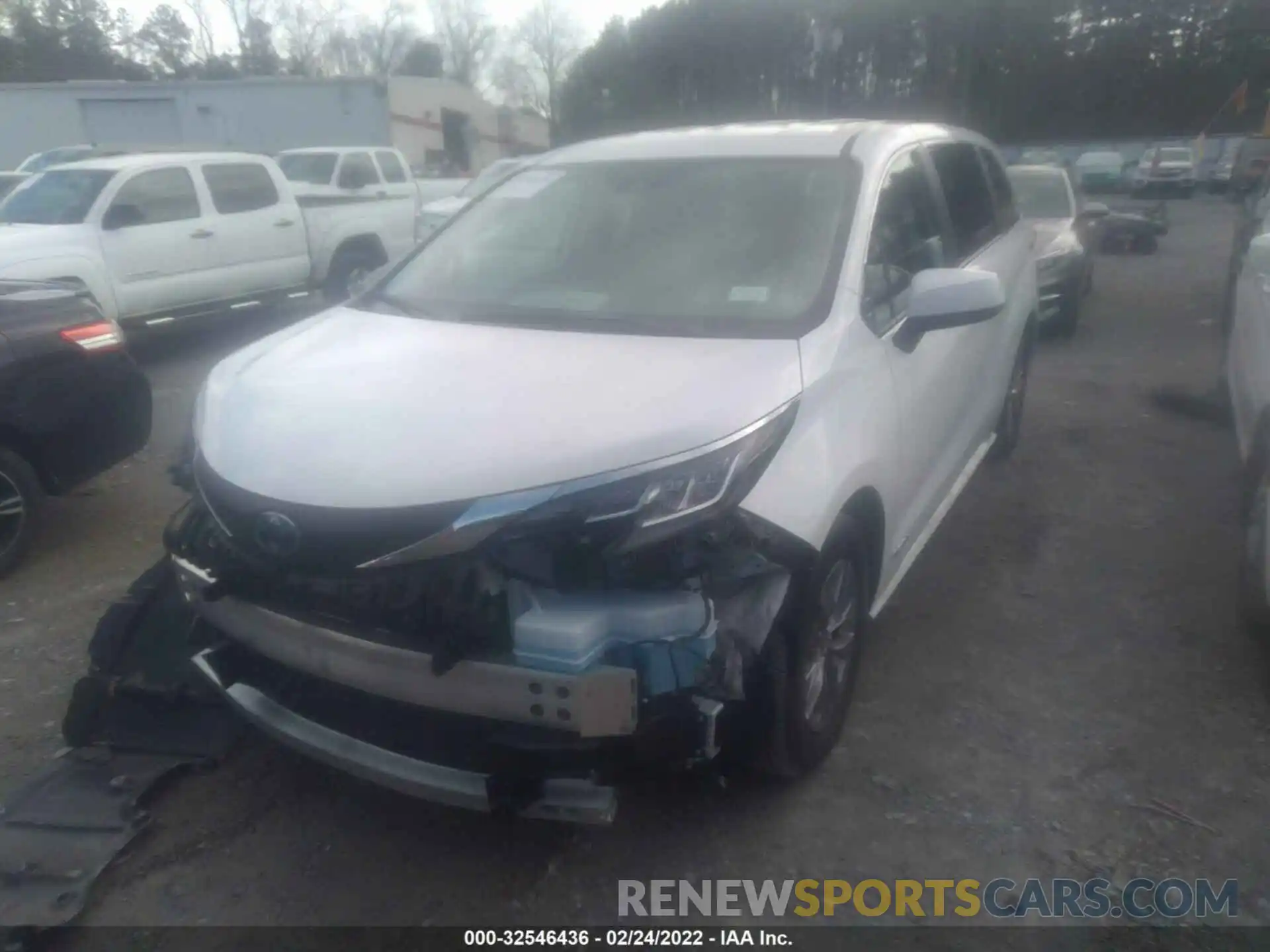 2 Photograph of a damaged car 5TDKRKEC8MS042190 TOYOTA SIENNA 2021