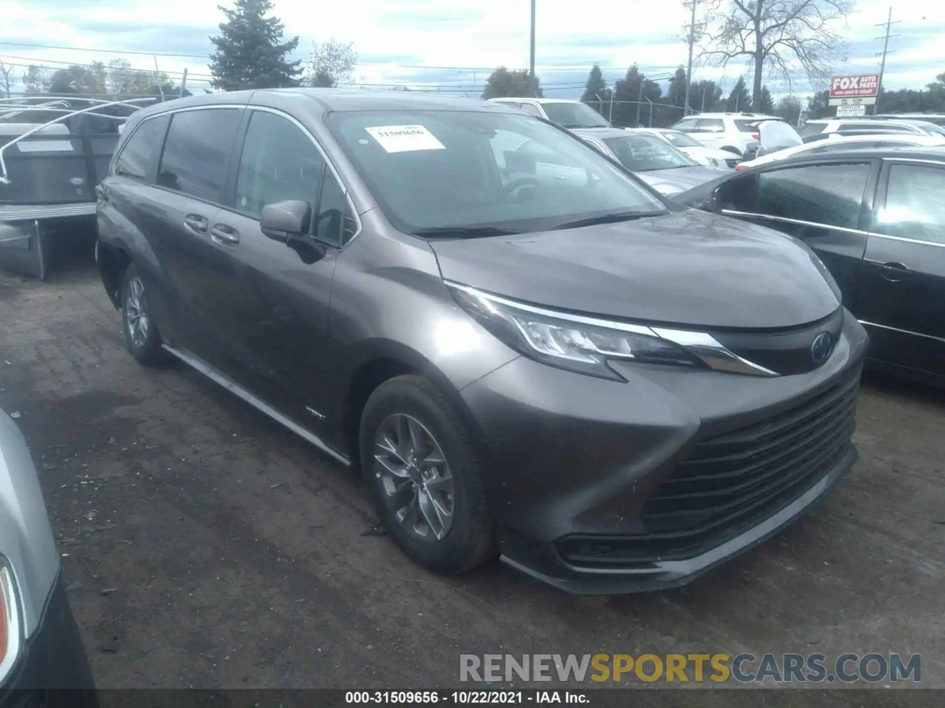 1 Photograph of a damaged car 5TDKRKEC8MS047275 TOYOTA SIENNA 2021