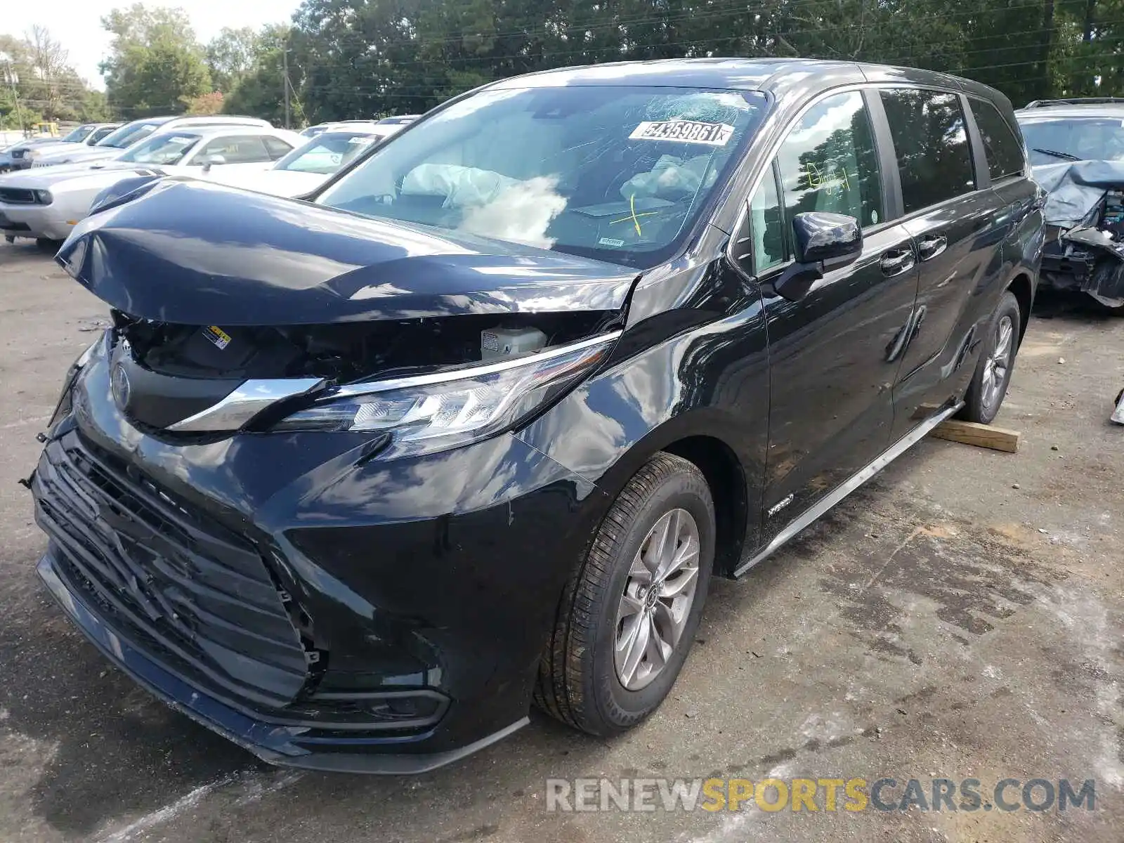 2 Фотография поврежденного автомобиля 5TDKRKEC8MS048975 TOYOTA SIENNA 2021