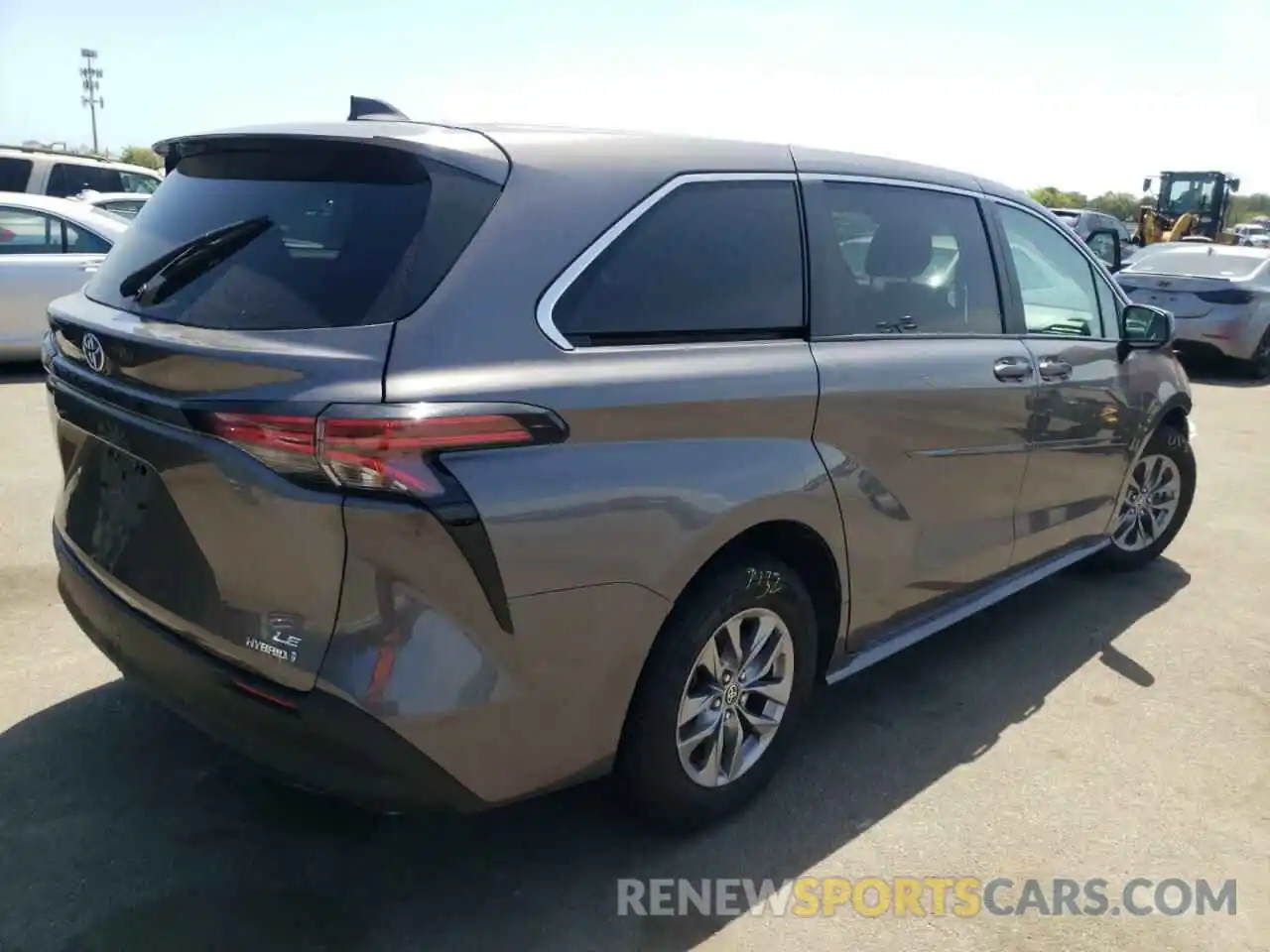 4 Фотография поврежденного автомобиля 5TDKRKEC9MS007559 TOYOTA SIENNA 2021