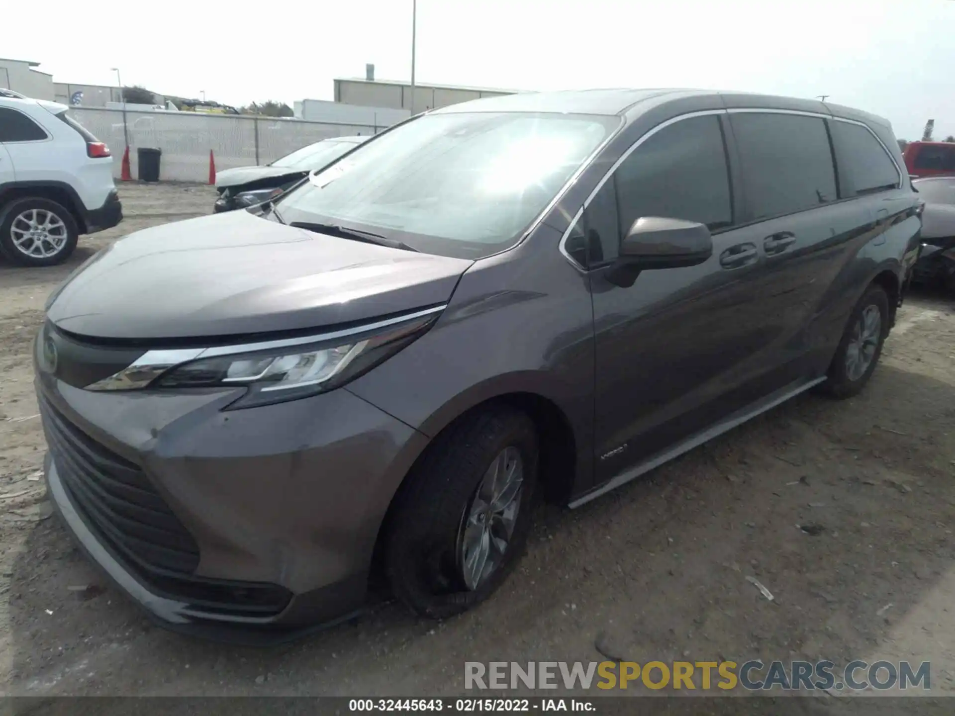 2 Фотография поврежденного автомобиля 5TDKRKEC9MS027858 TOYOTA SIENNA 2021