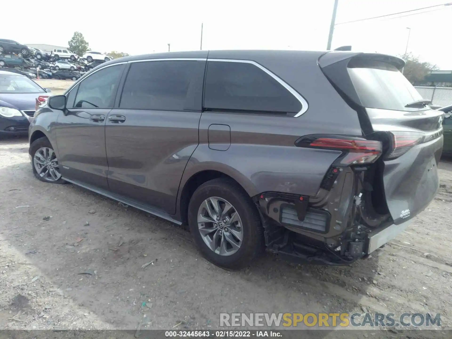 3 Фотография поврежденного автомобиля 5TDKRKEC9MS027858 TOYOTA SIENNA 2021