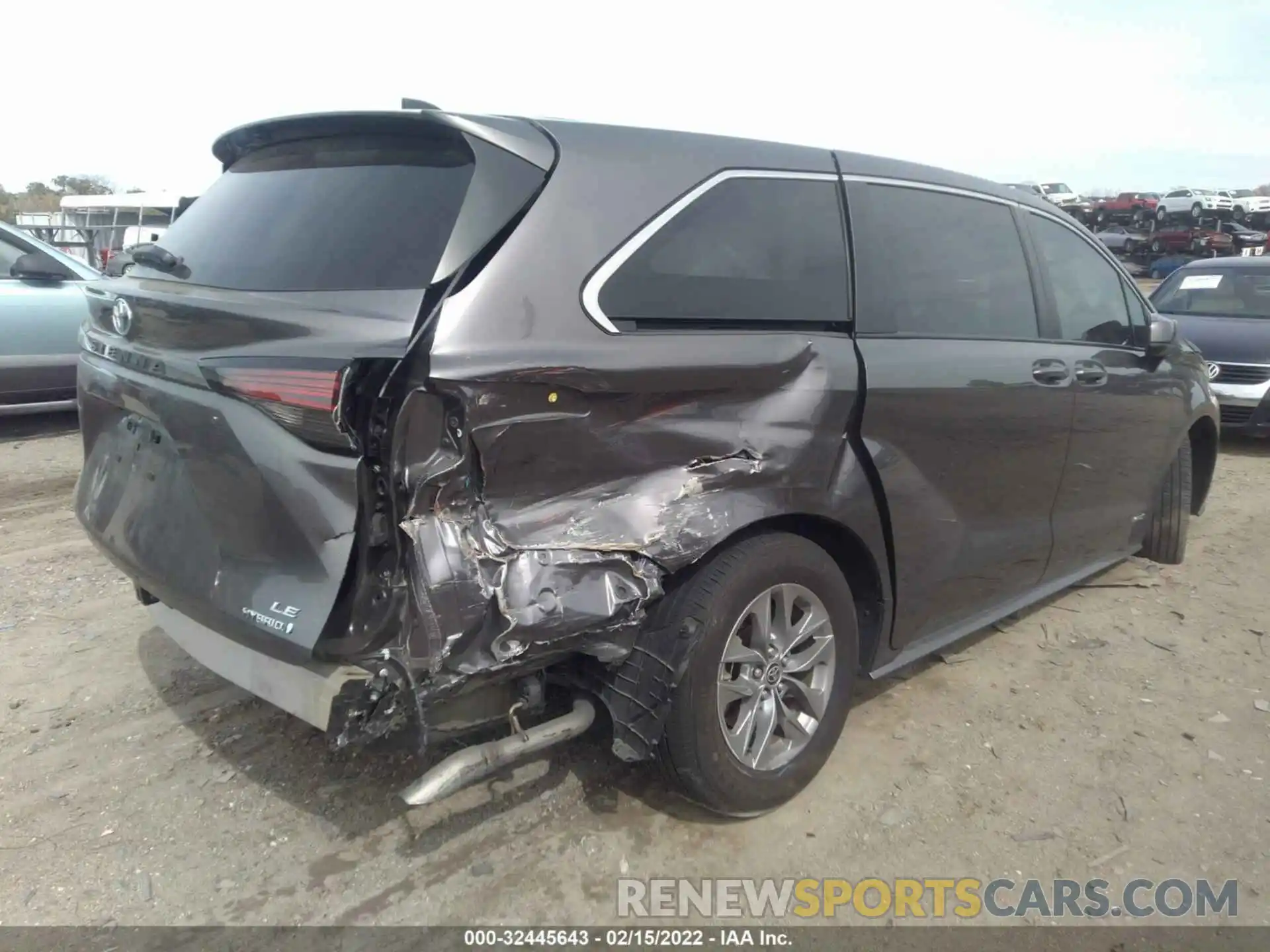 4 Фотография поврежденного автомобиля 5TDKRKEC9MS027858 TOYOTA SIENNA 2021