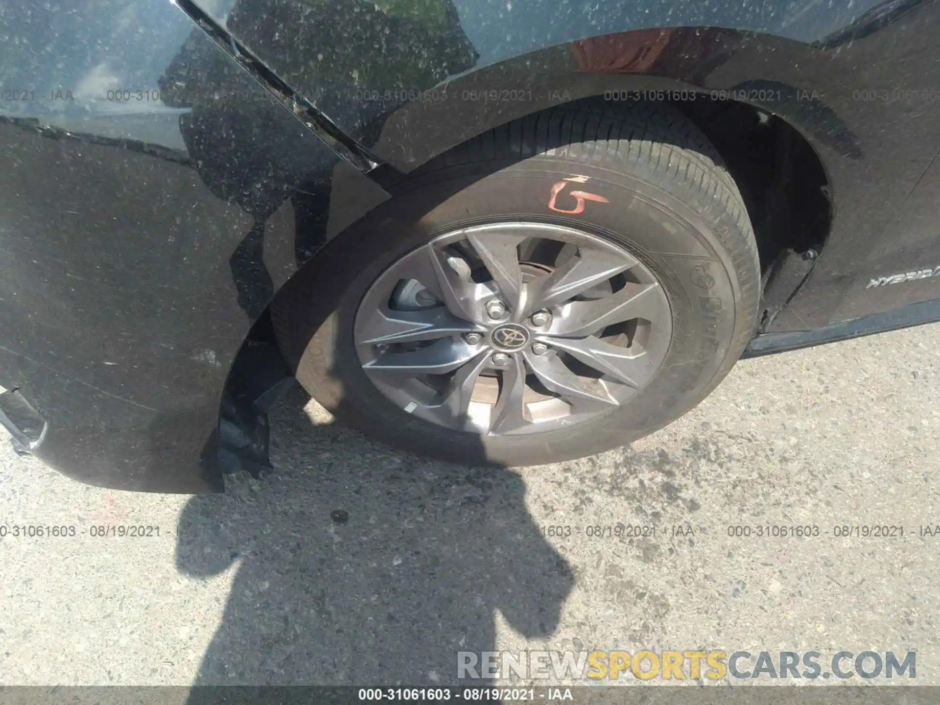 13 Фотография поврежденного автомобиля 5TDKRKEC9MS043297 TOYOTA SIENNA 2021