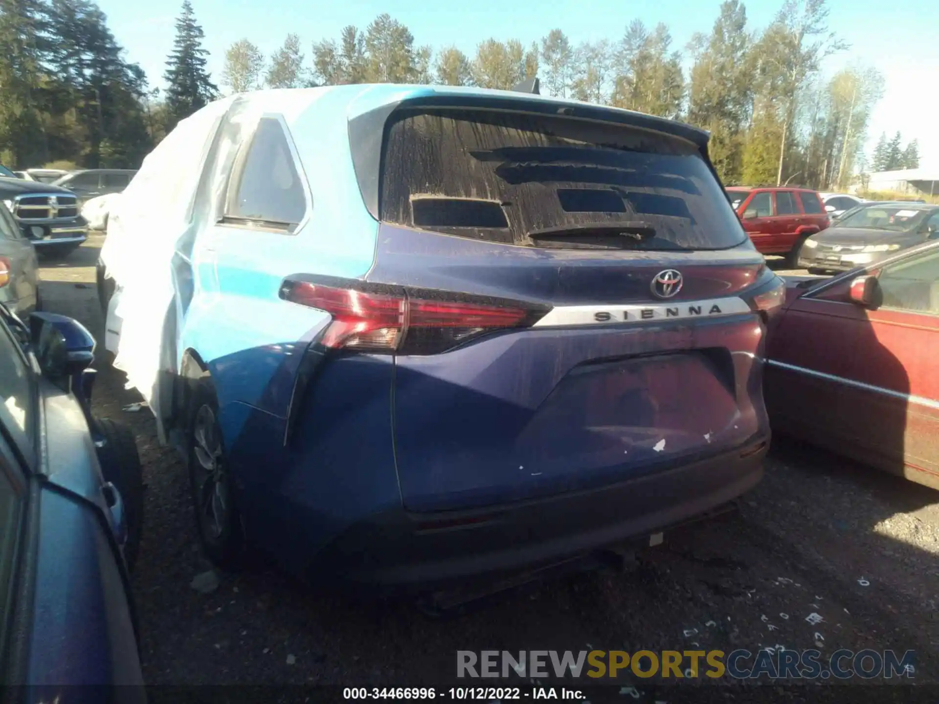 3 Фотография поврежденного автомобиля 5TDKRKECXMS015105 TOYOTA SIENNA 2021