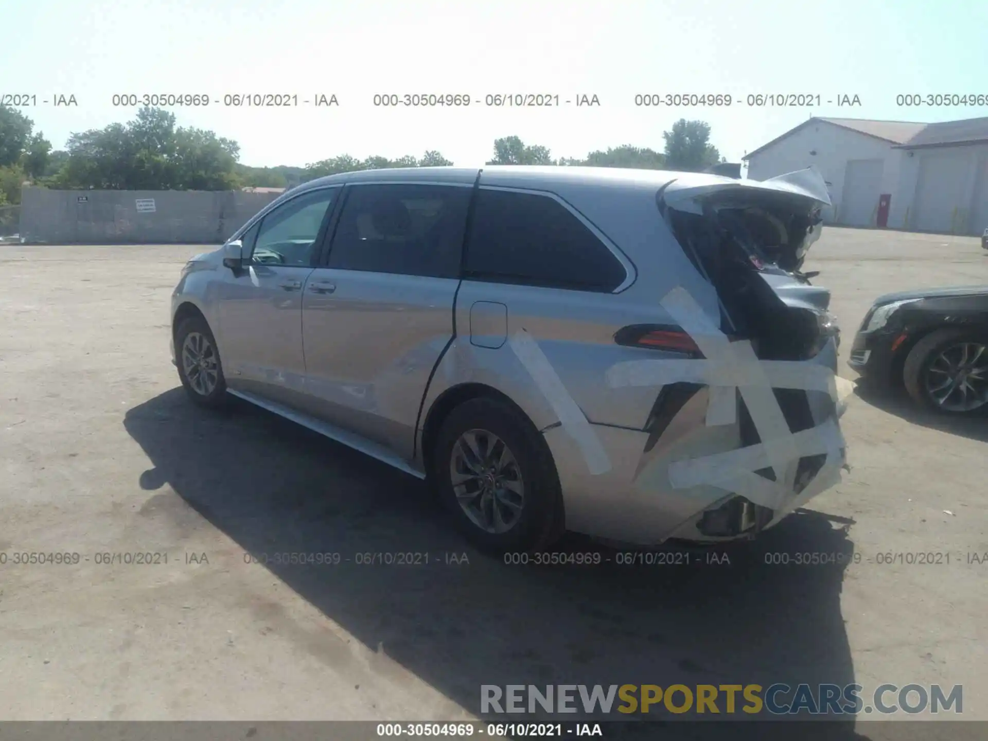 3 Фотография поврежденного автомобиля 5TDKRKECXMS024791 TOYOTA SIENNA 2021