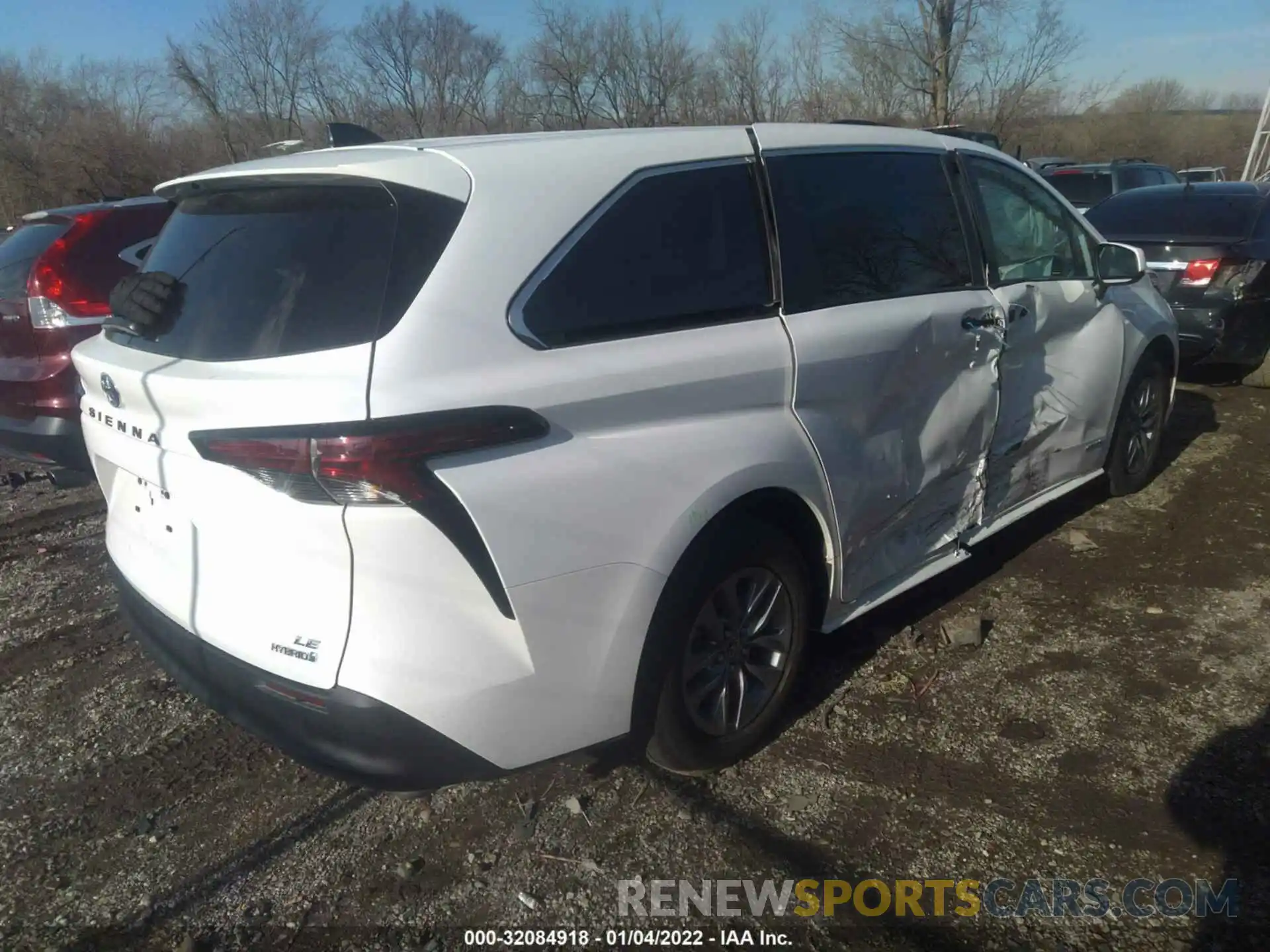 4 Фотография поврежденного автомобиля 5TDKRKECXMS038271 TOYOTA SIENNA 2021