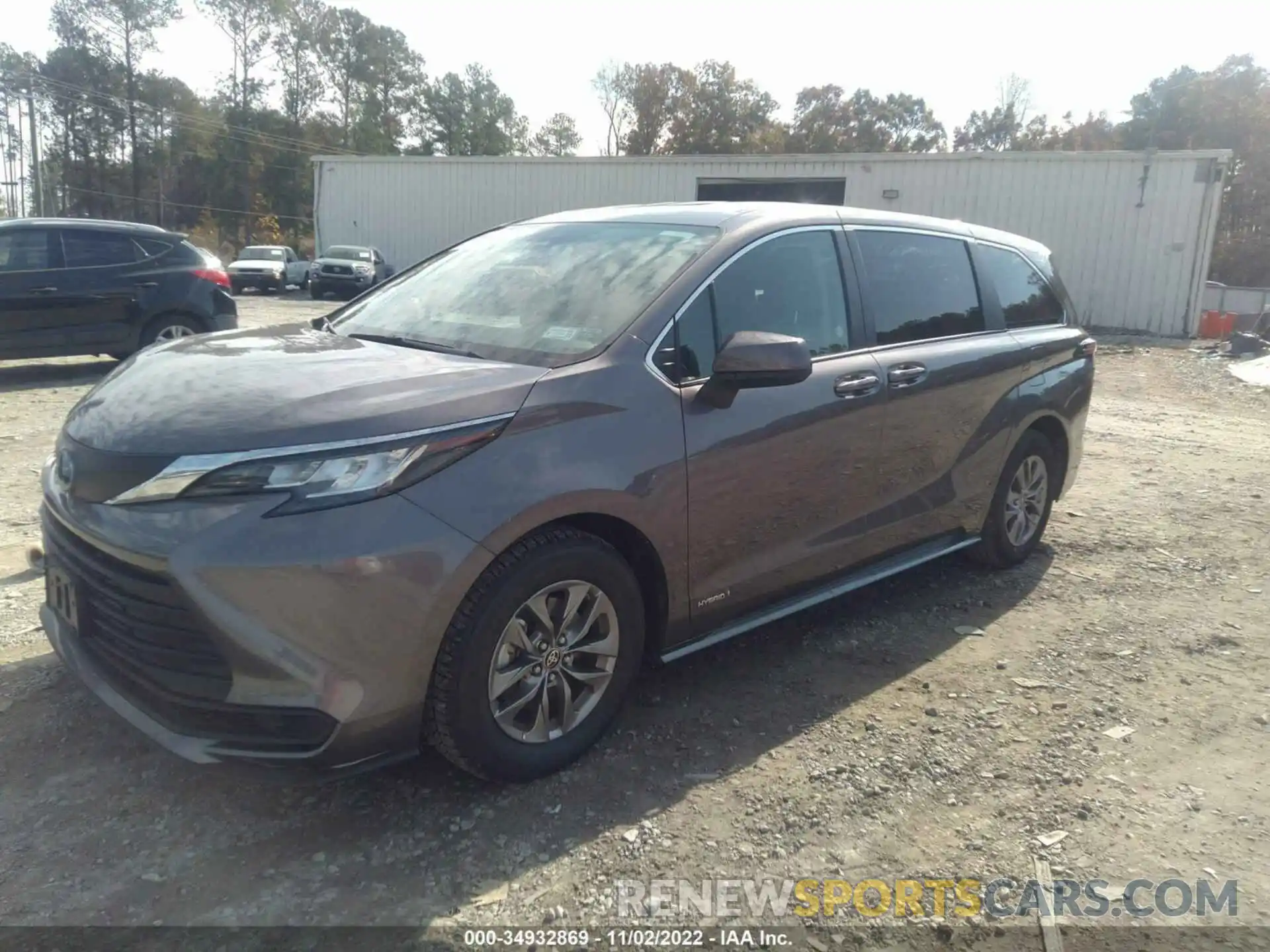 2 Photograph of a damaged car 5TDKRKECXMS044880 TOYOTA SIENNA 2021