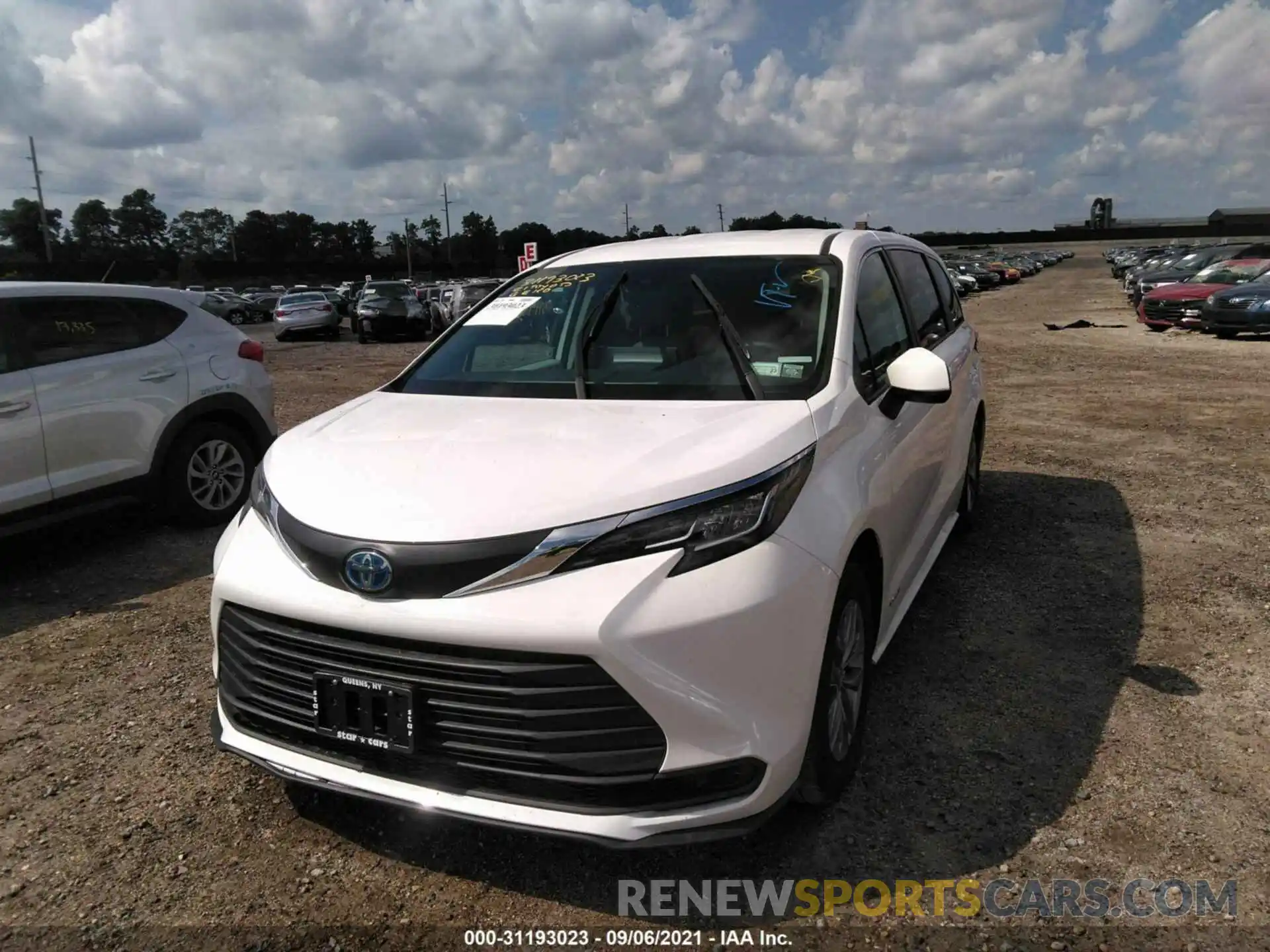 6 Фотография поврежденного автомобиля 5TDKRKECXMS050744 TOYOTA SIENNA 2021