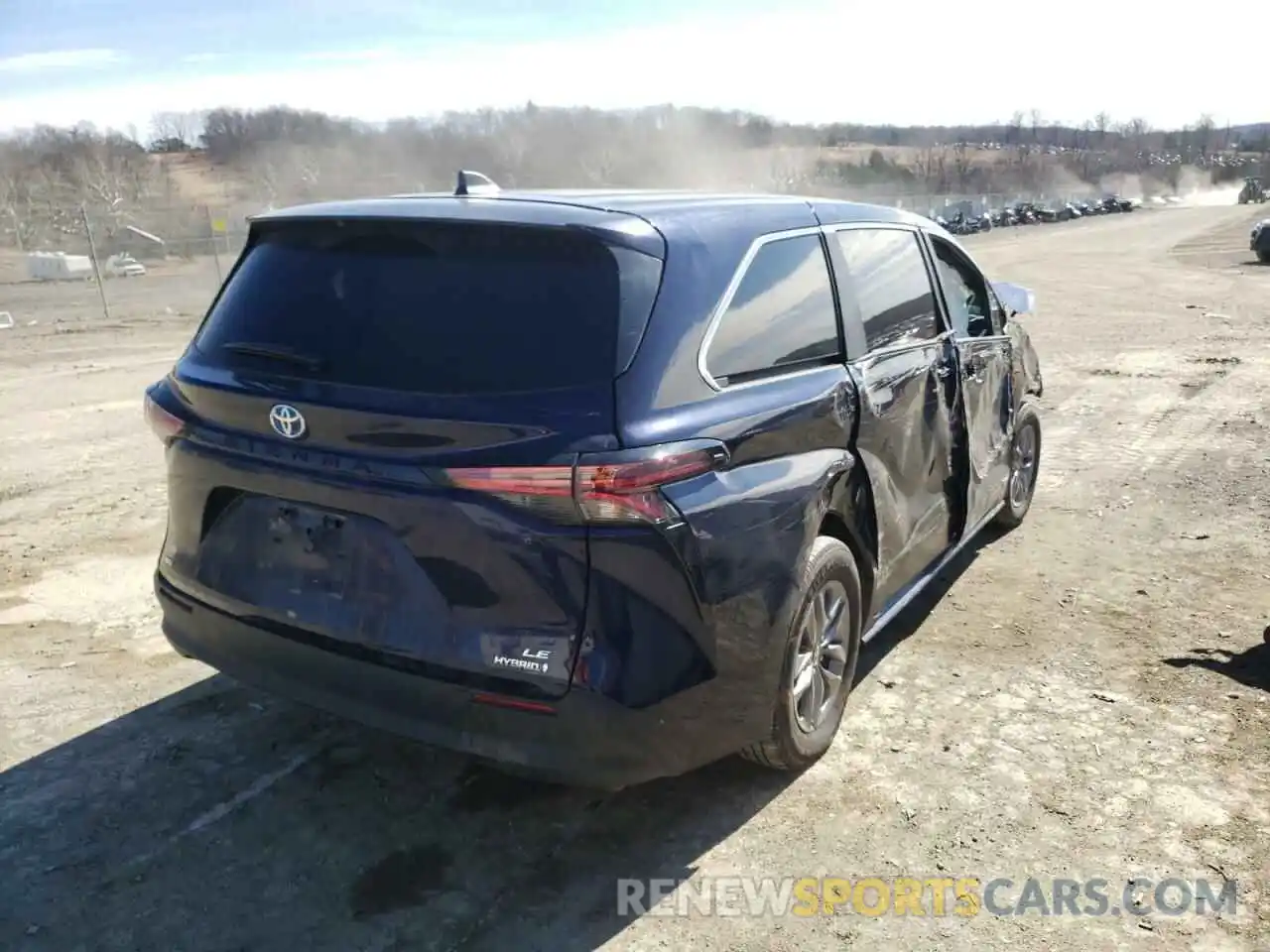 4 Фотография поврежденного автомобиля 5TDKSKFC1MS005419 TOYOTA SIENNA 2021