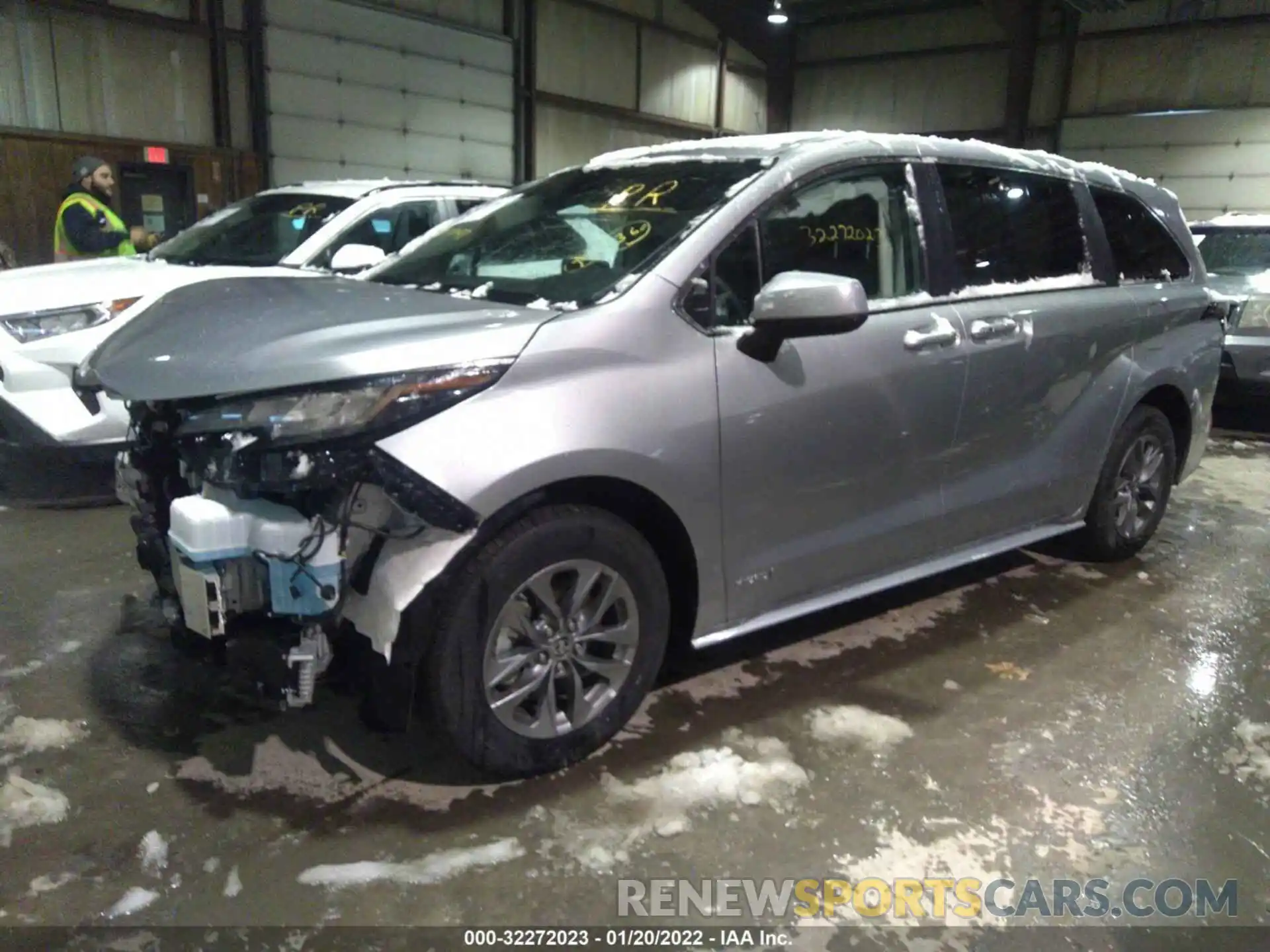 2 Photograph of a damaged car 5TDKSKFC1MS035763 TOYOTA SIENNA 2021