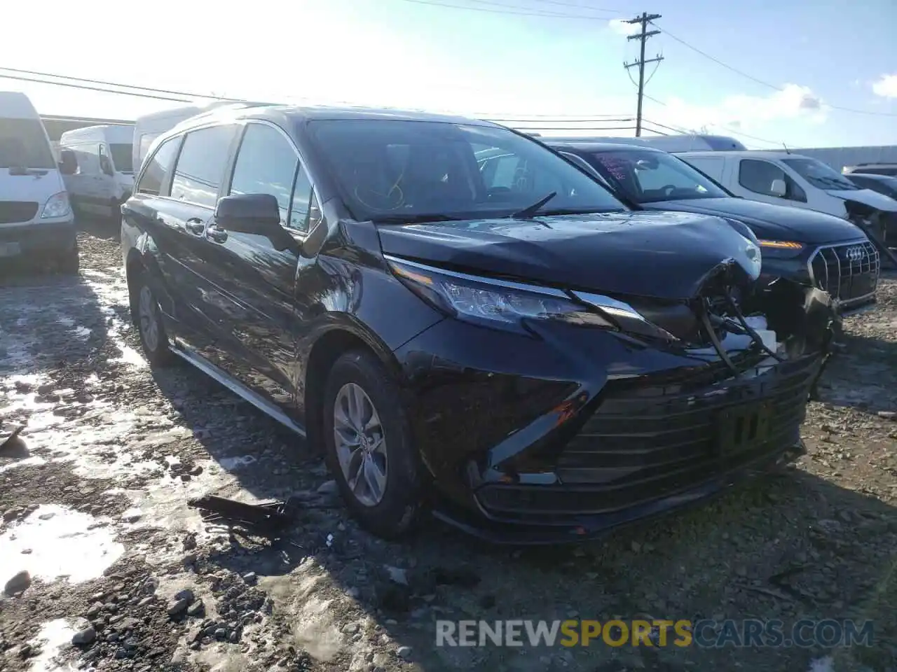 1 Photograph of a damaged car 5TDKSKFC5MS038844 TOYOTA SIENNA 2021