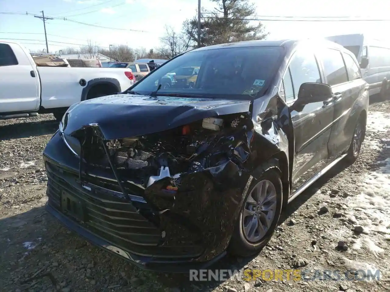 2 Photograph of a damaged car 5TDKSKFC5MS038844 TOYOTA SIENNA 2021