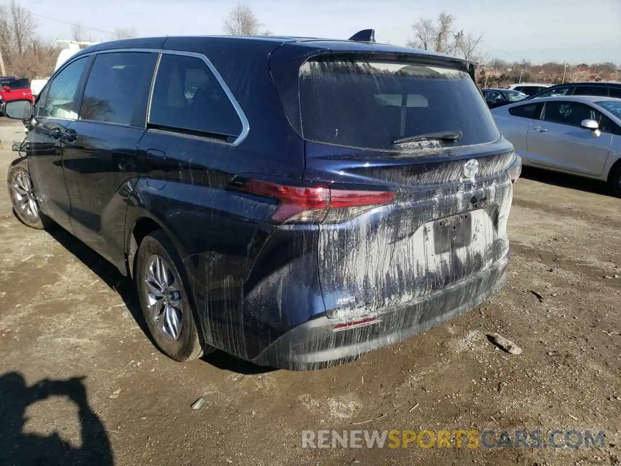 3 Фотография поврежденного автомобиля 5TDKSKFC7MS007000 TOYOTA SIENNA 2021