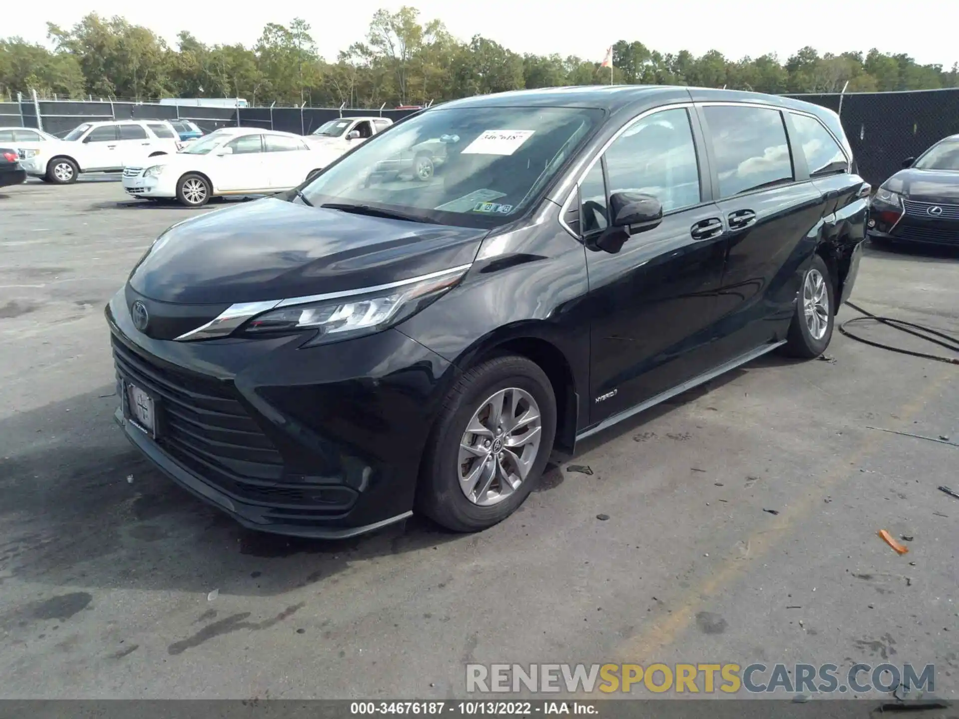 2 Фотография поврежденного автомобиля 5TDKSKFC7MS021317 TOYOTA SIENNA 2021